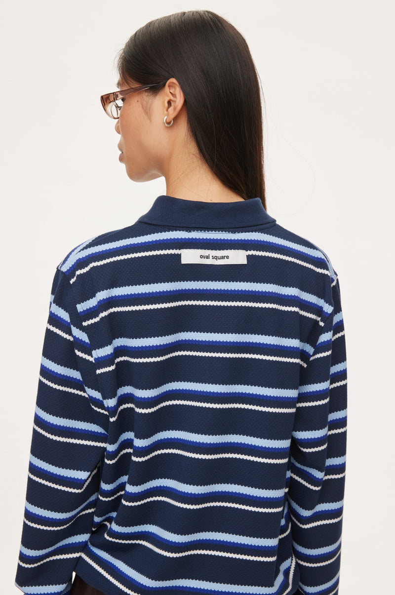 Oval Square Martina Polo BLOUSES 9018 Blue Multi
