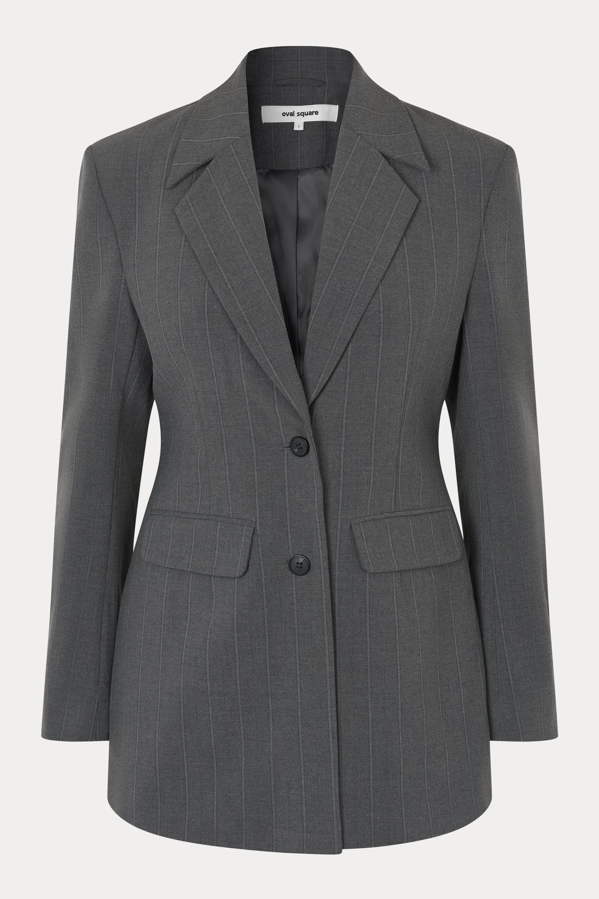 Oval Square Mary blazer BLAZERS Dark grey Mel. stripe