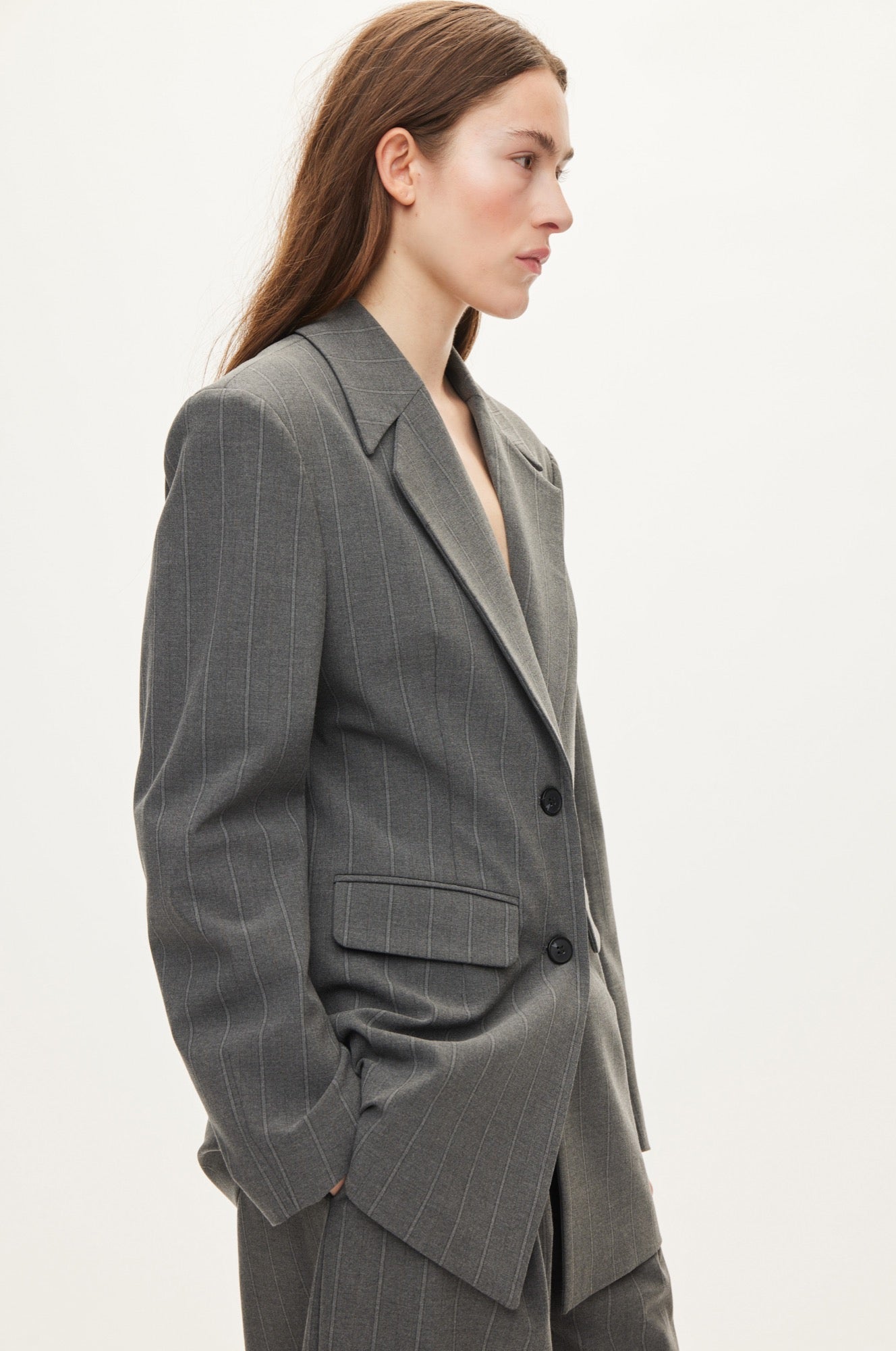 Oval Square Mary blazer BLAZERS Dark grey Mel. stripe