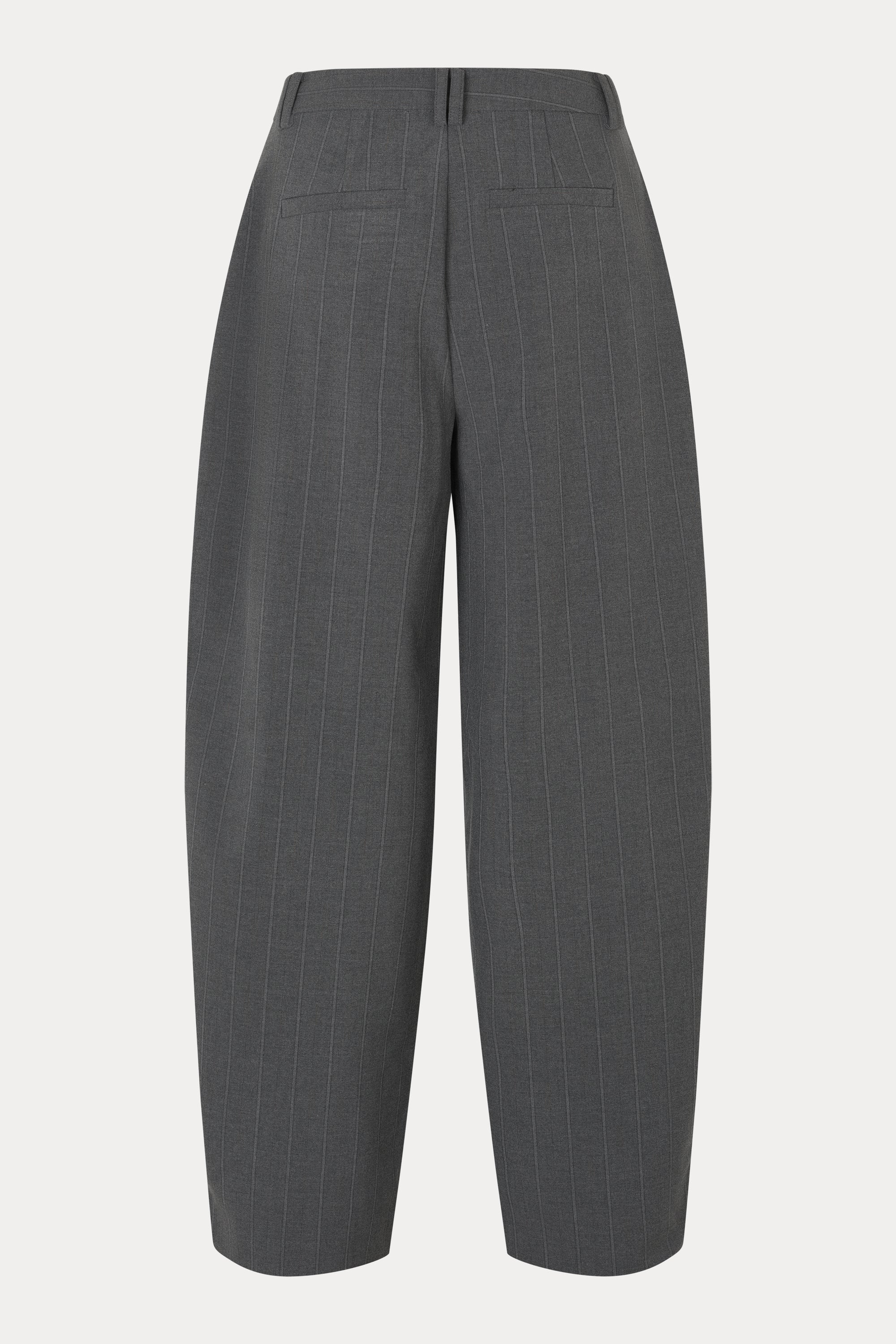 Oval Square Mary trousers TROUSERS Dark grey Mel. stripe