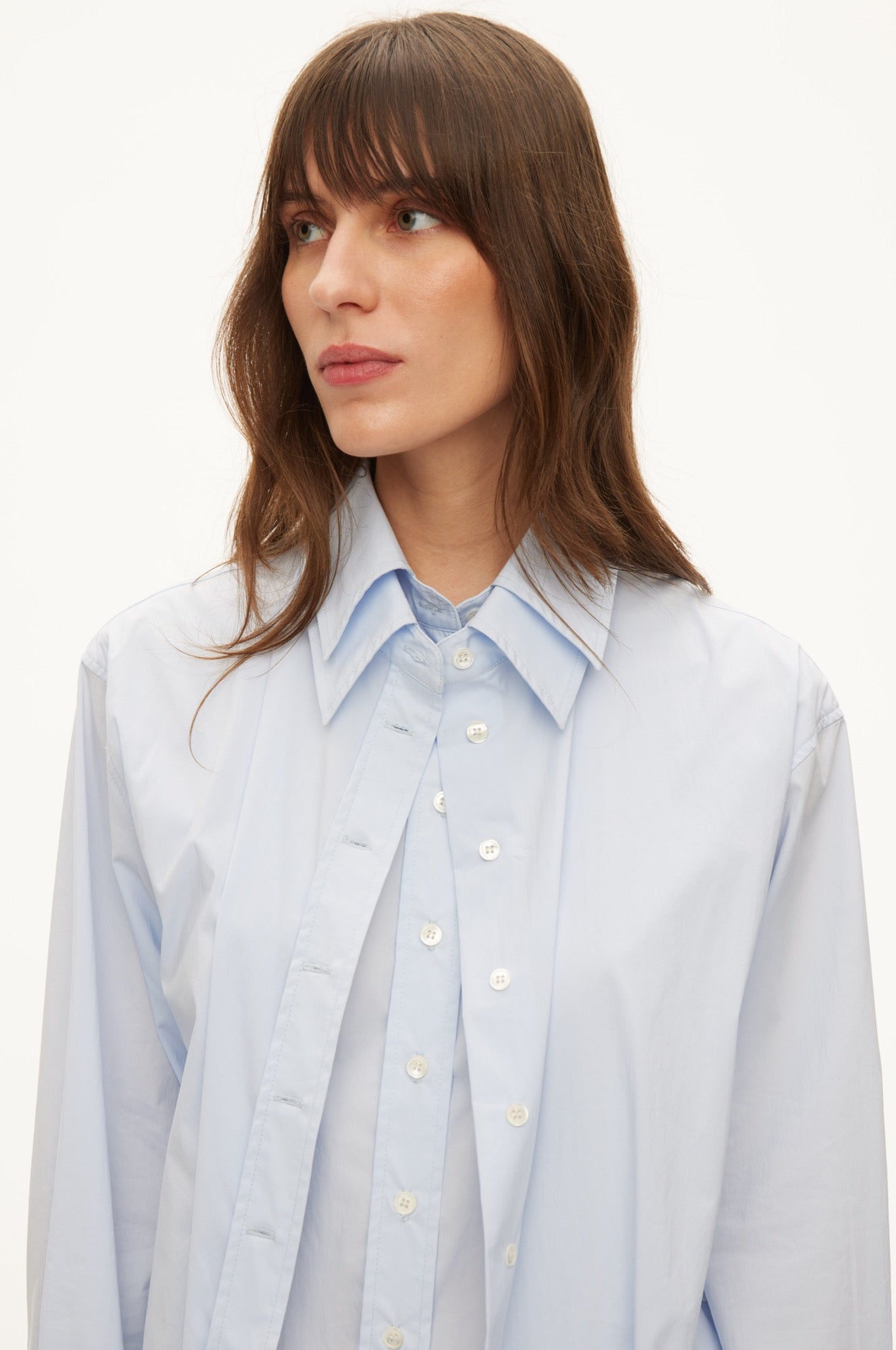 Oval Square Matti shirt dress DRESSES Delicate light blue