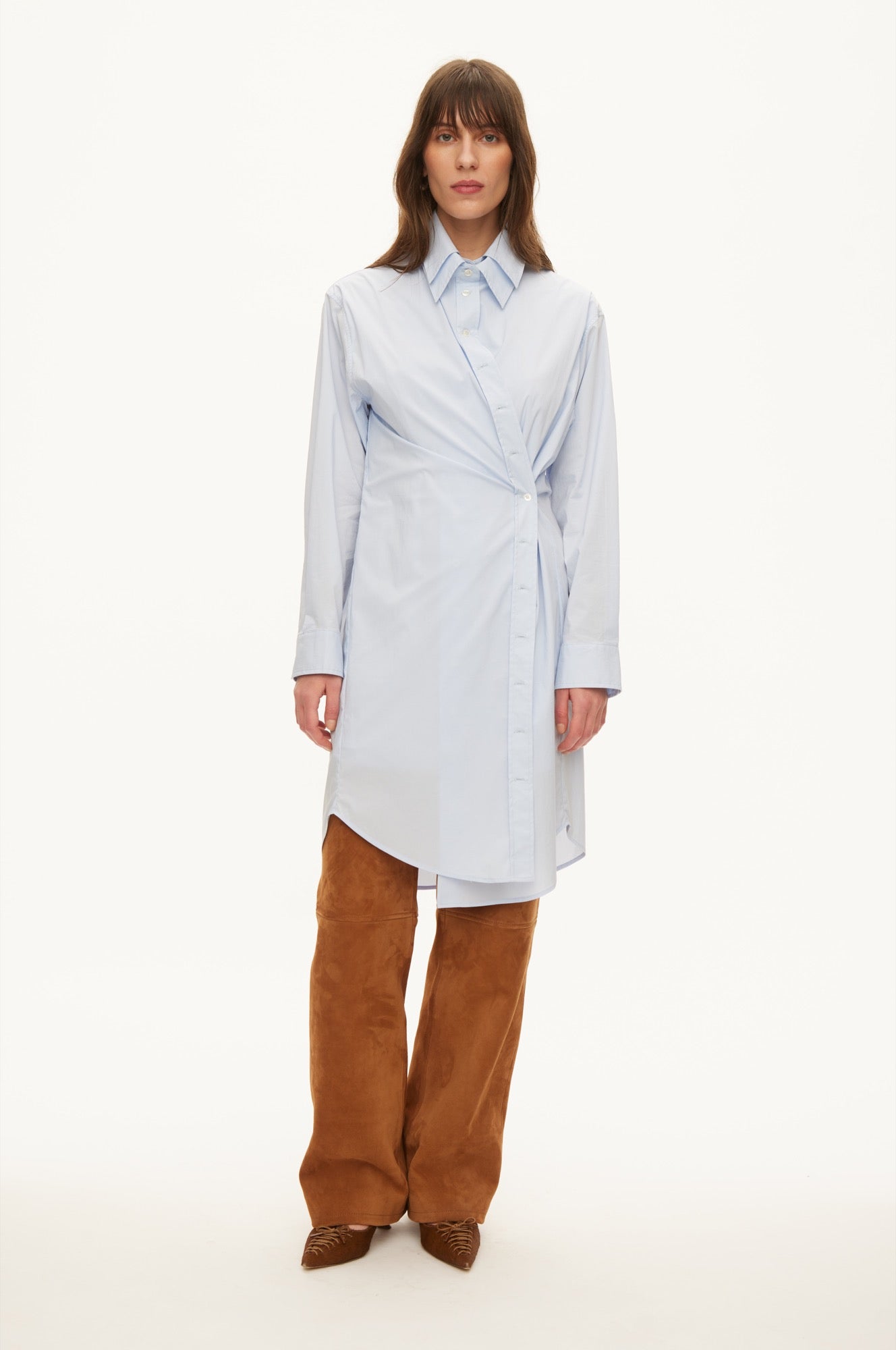 Oval Square Matti shirt dress DRESSES Delicate light blue