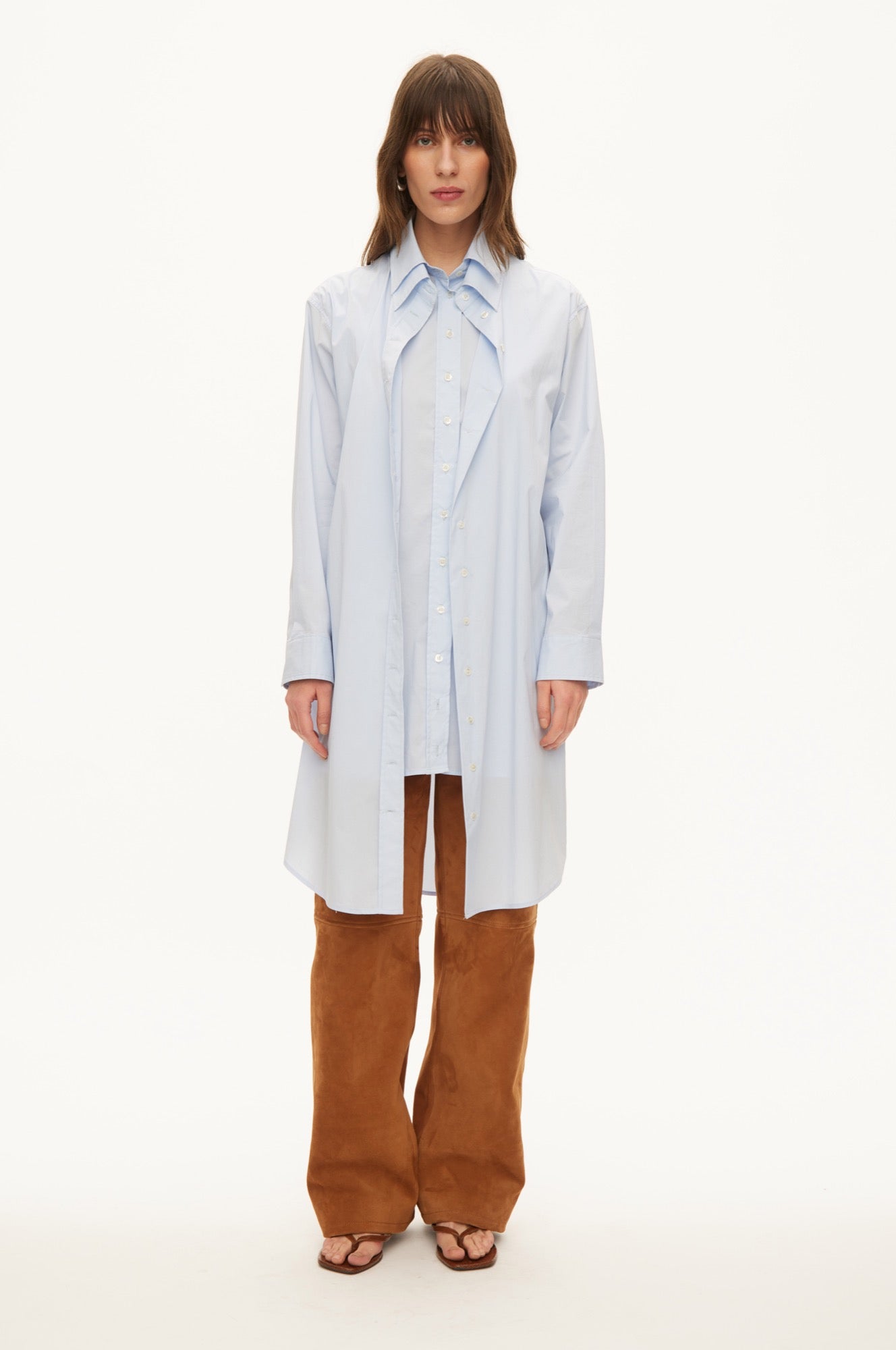 Oval Square Matti shirt dress DRESSES Delicate light blue