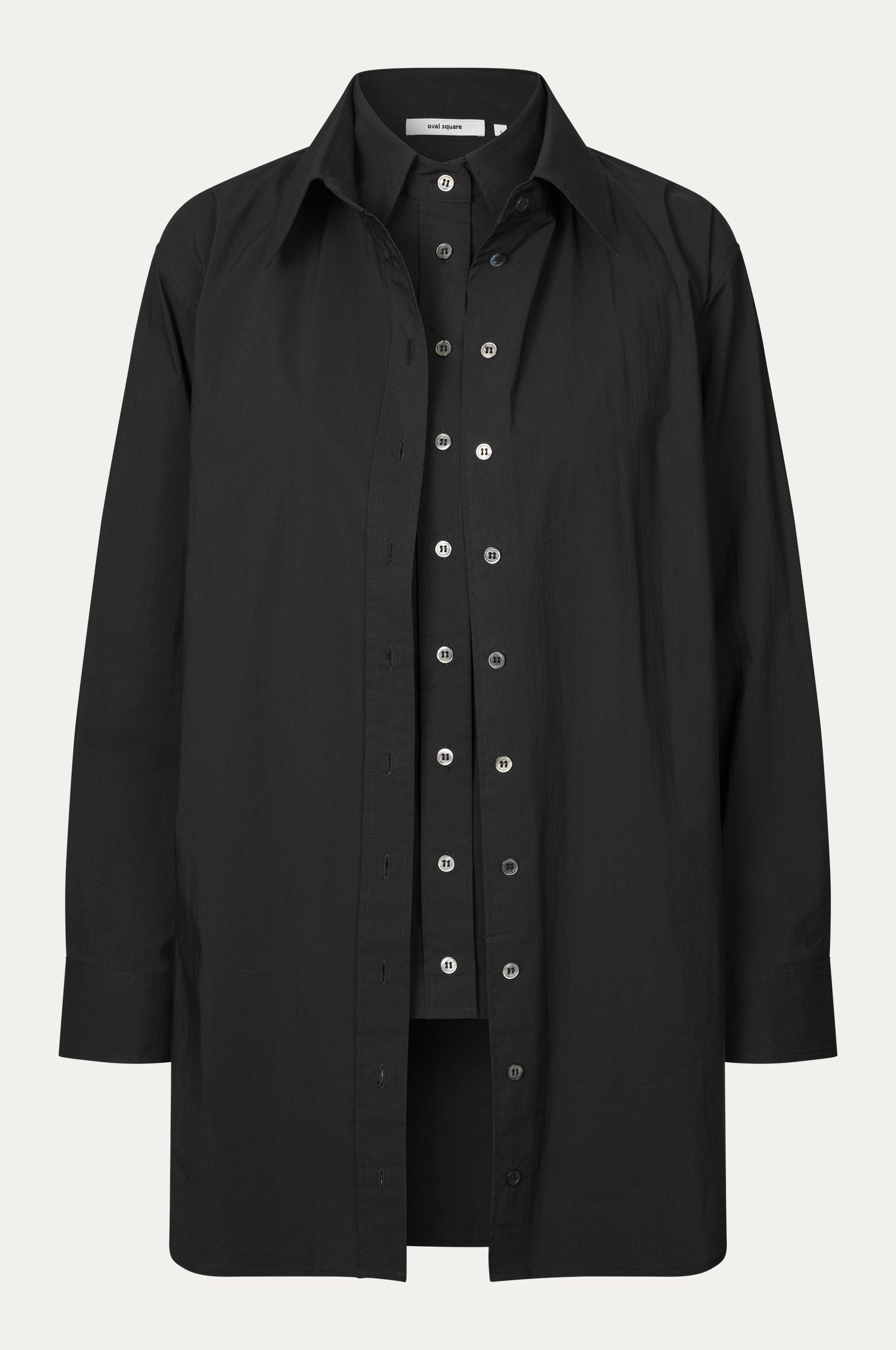 Oval Square Miku shirt SHIRTS Black