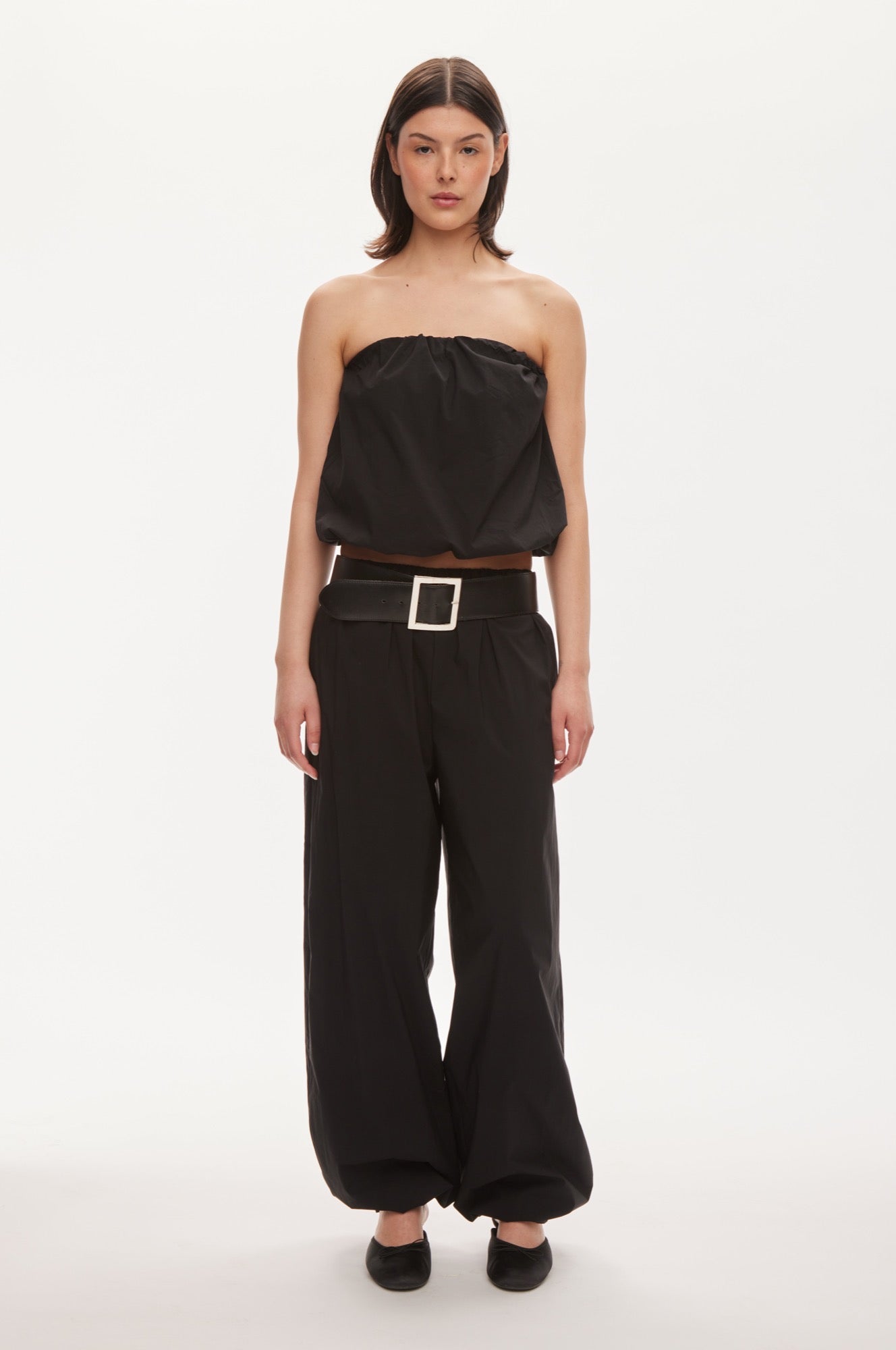 Oval Square Miku top TOP Black