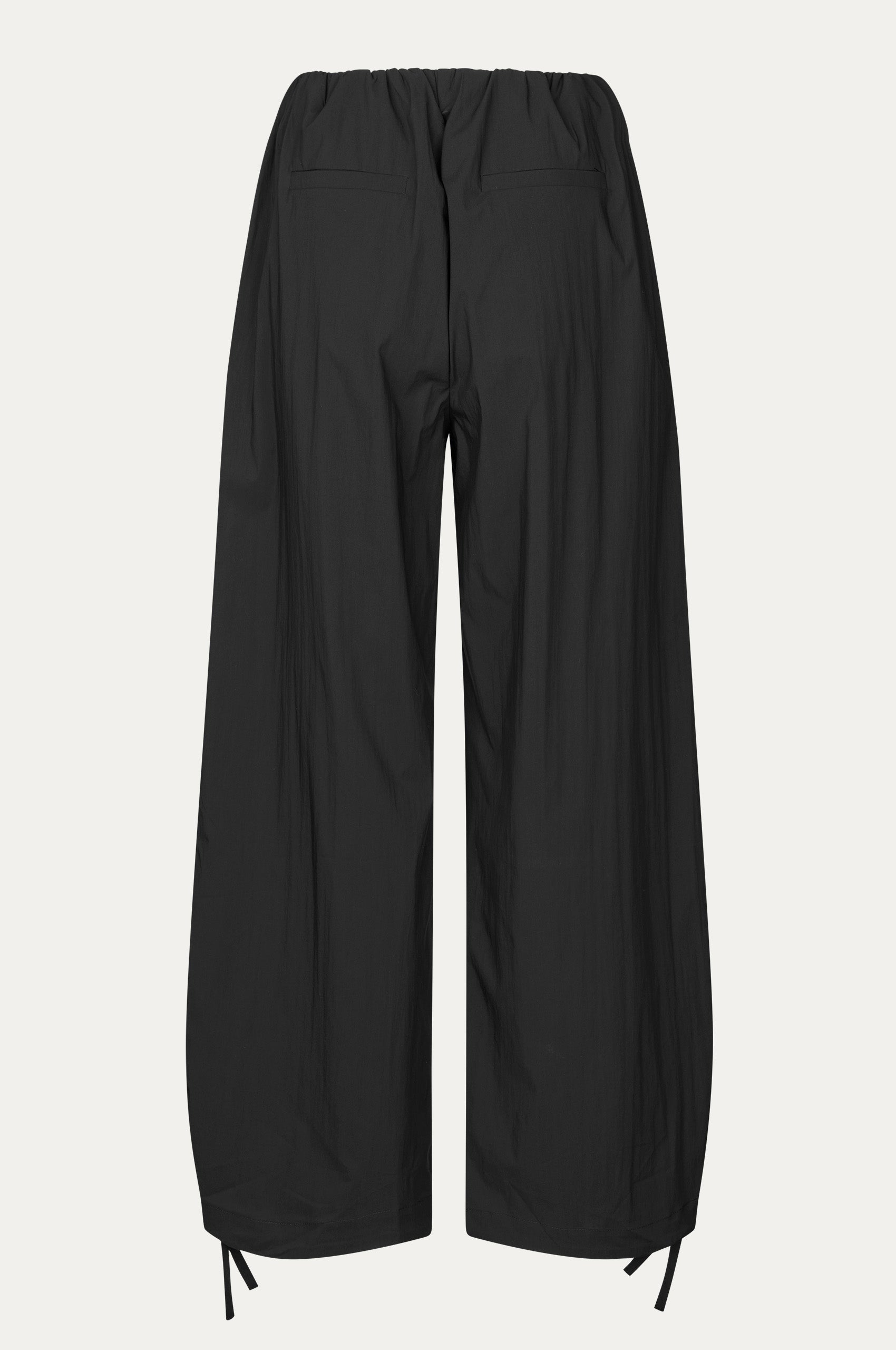 Oval Square Miku trousers TROUSERS Black