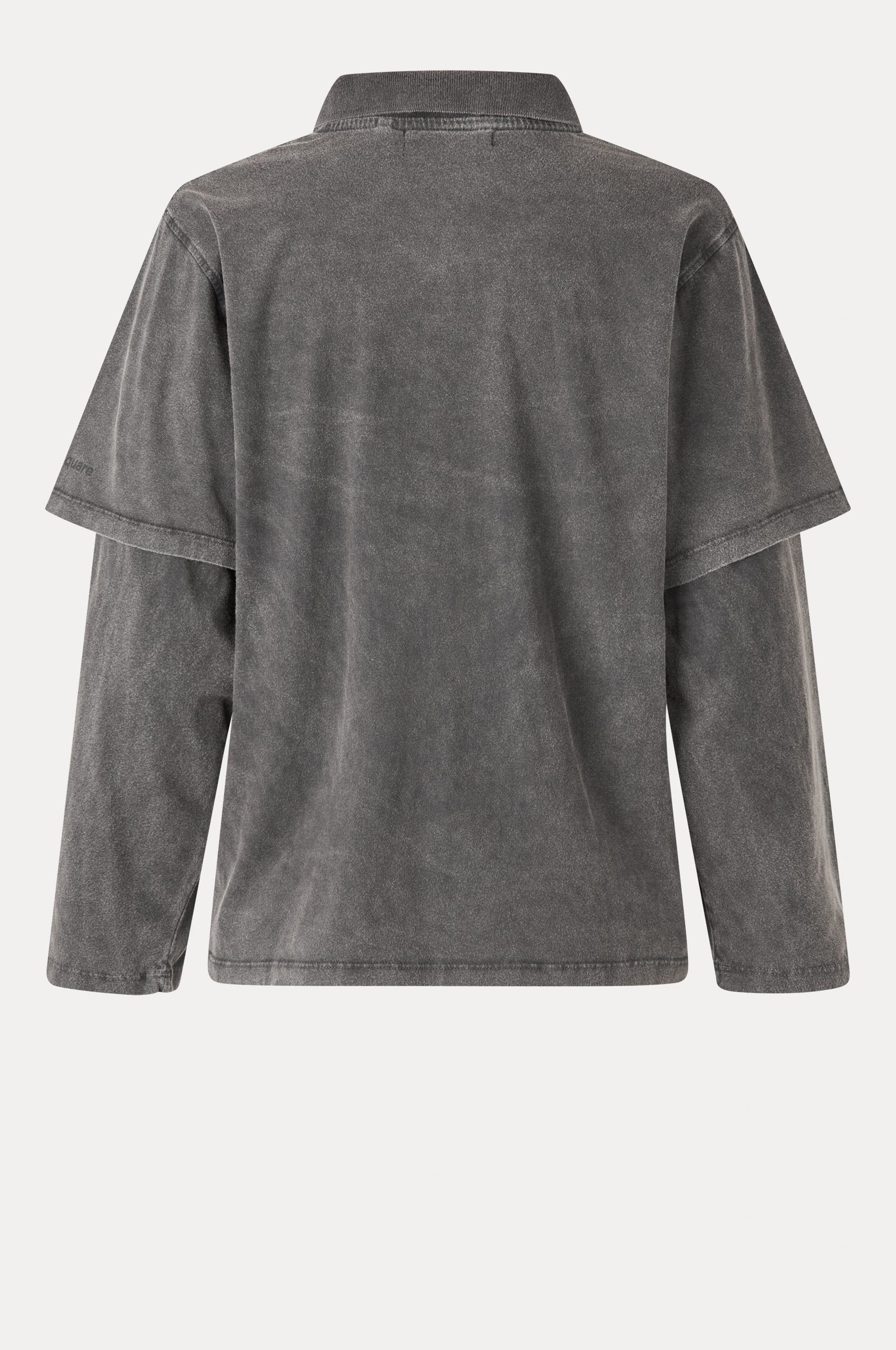 Oval Square Miller Layer Polo TEE 8009 Black Washed