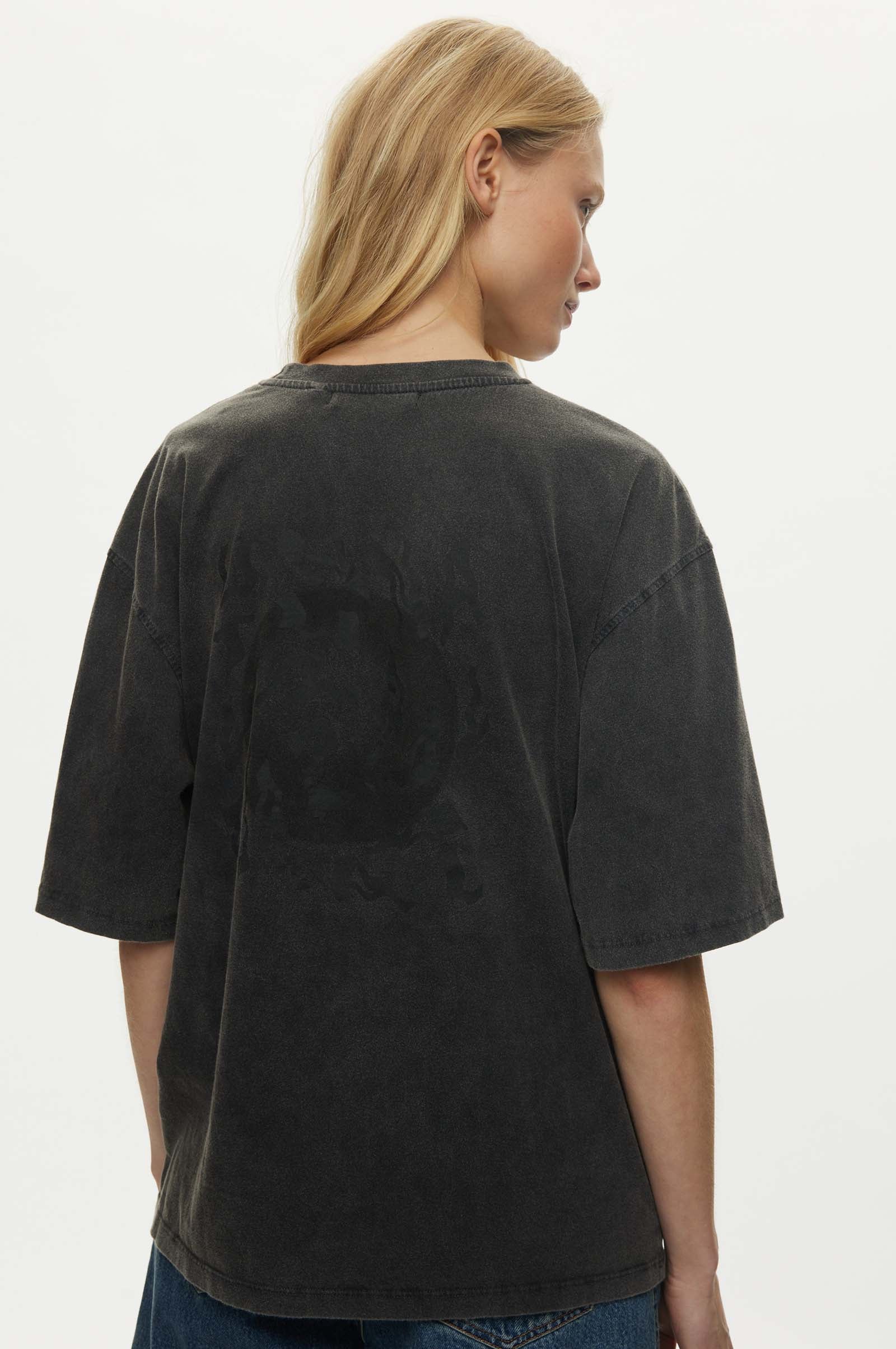 Oval Square Miller Tee TEE 8009 Black Washed