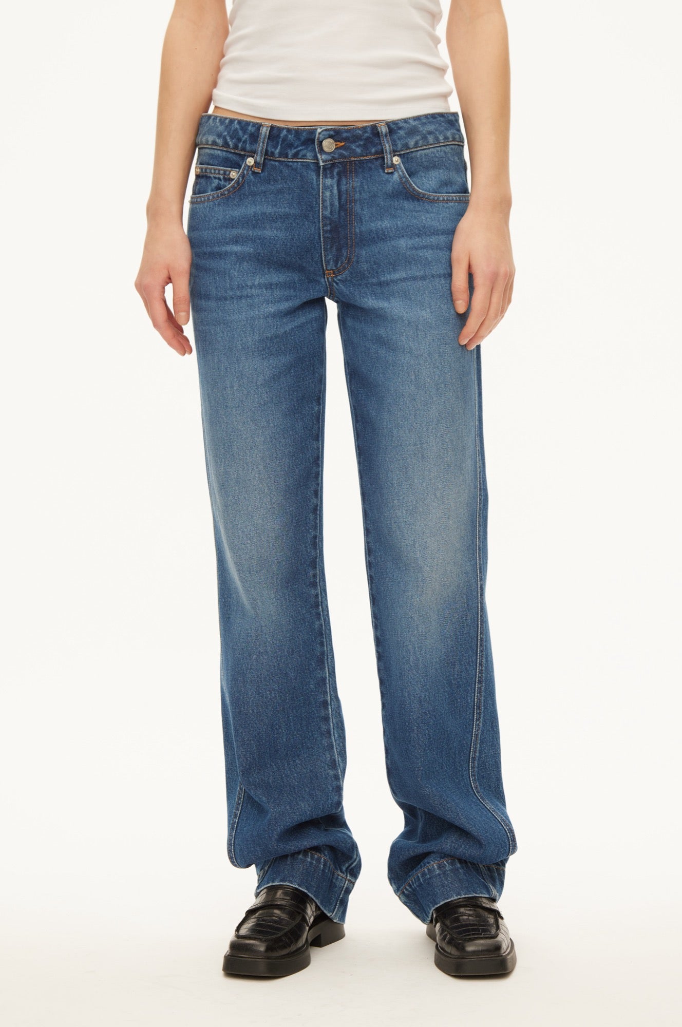 Oval Square Mod jeans JEANS Mid blue