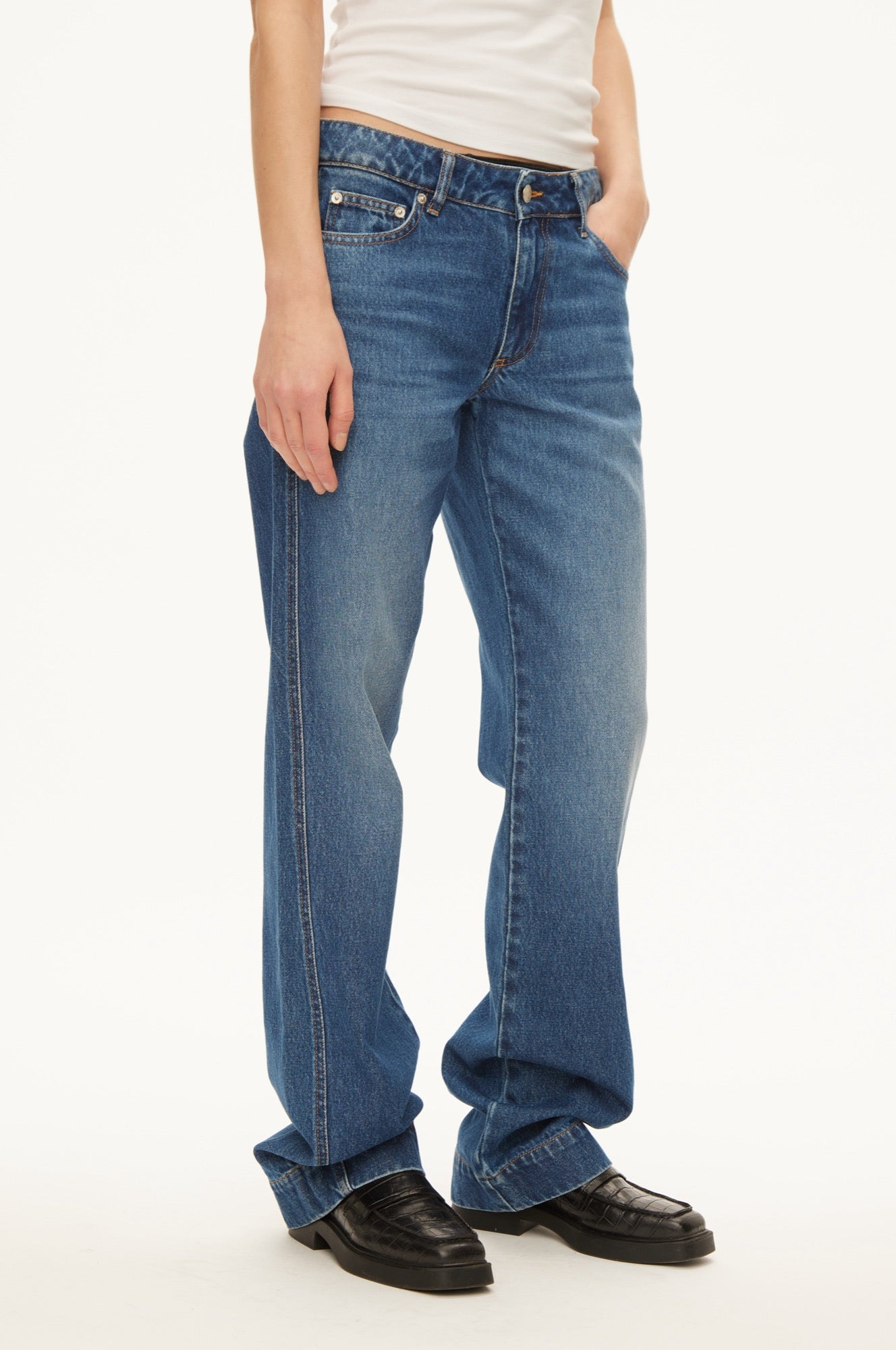 Oval Square Mod jeans JEANS Mid blue