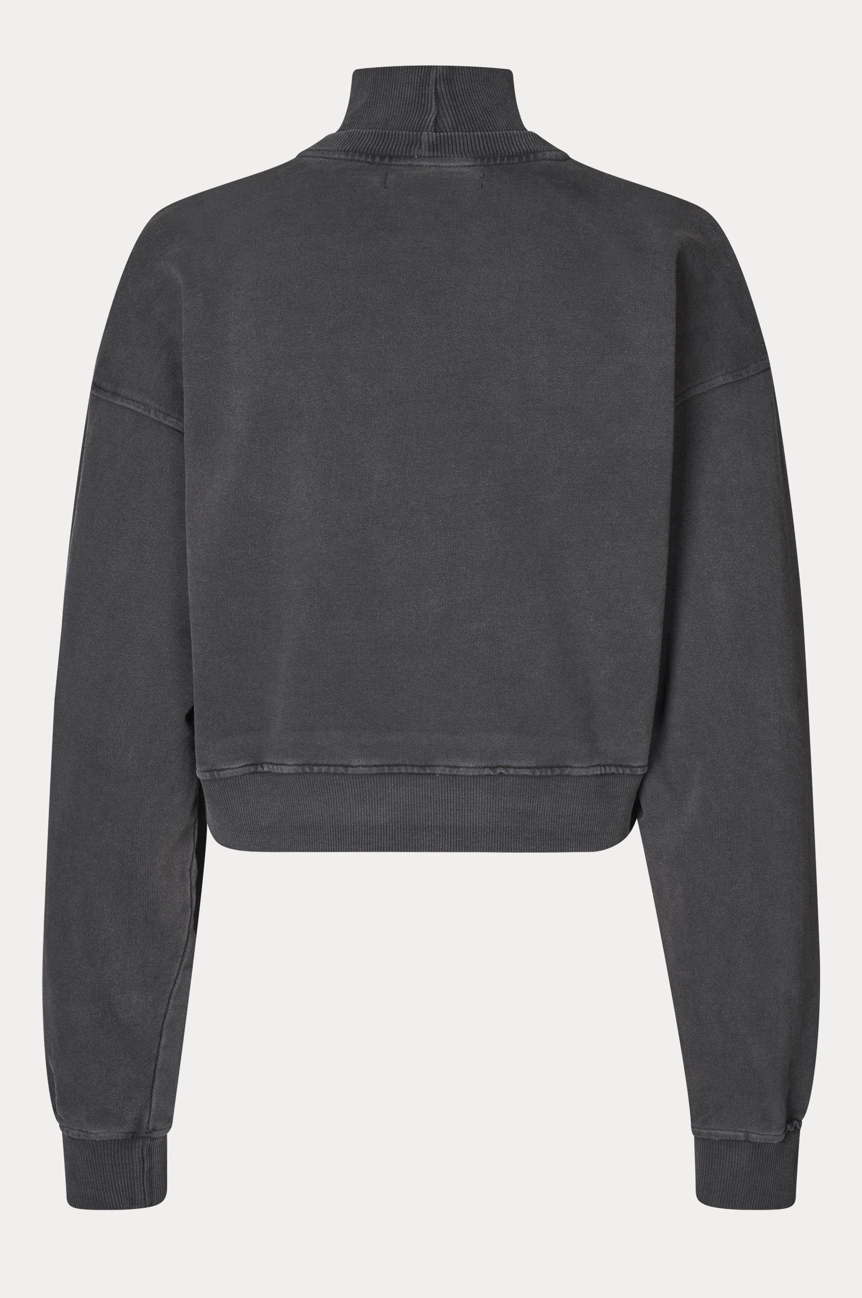 Oval Square Noel Rib Crewneck BLOUSES 8009 Black Washed