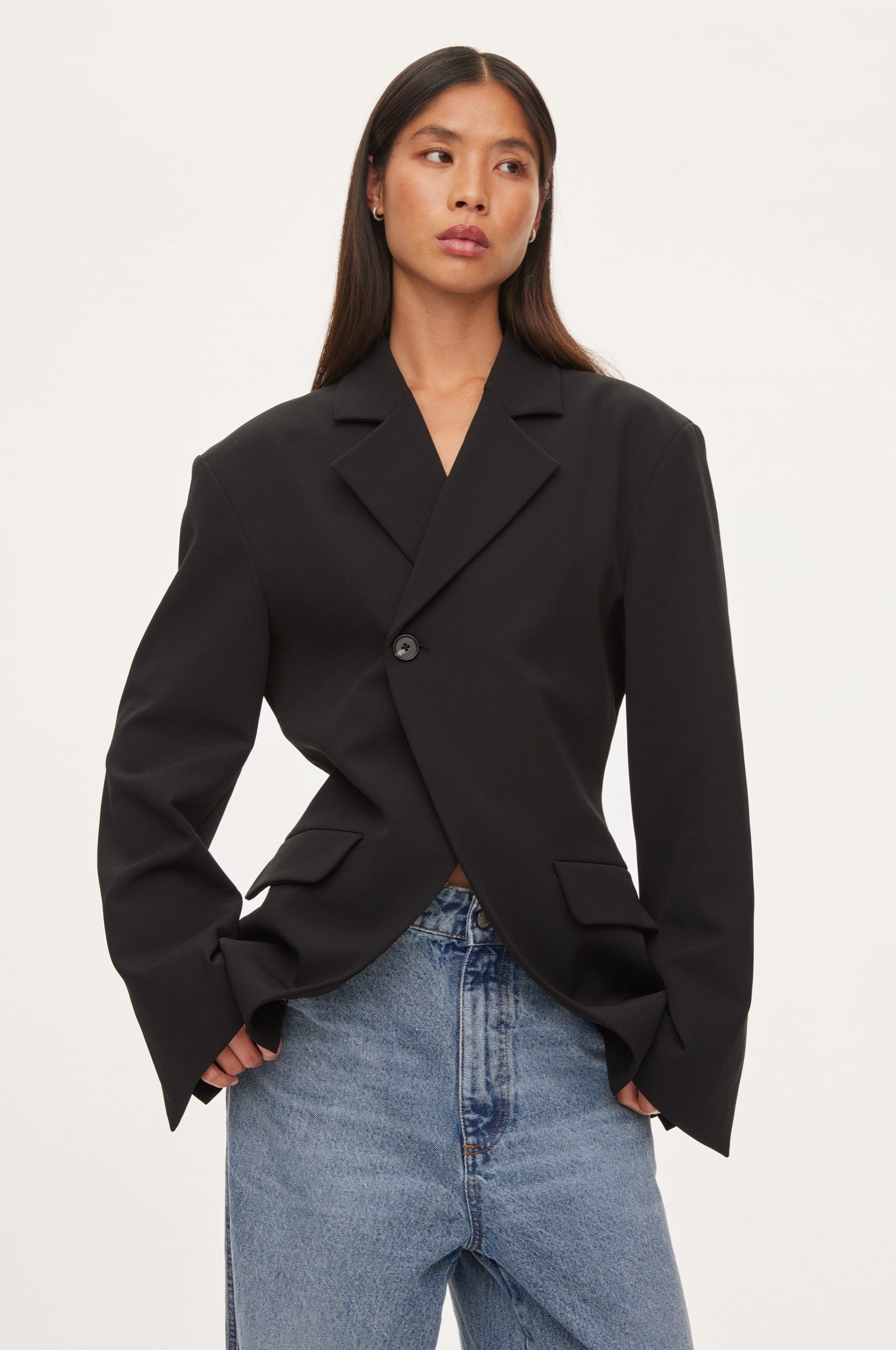 Oval Square OSLuxury Blazer BLAZERS 8001 Black