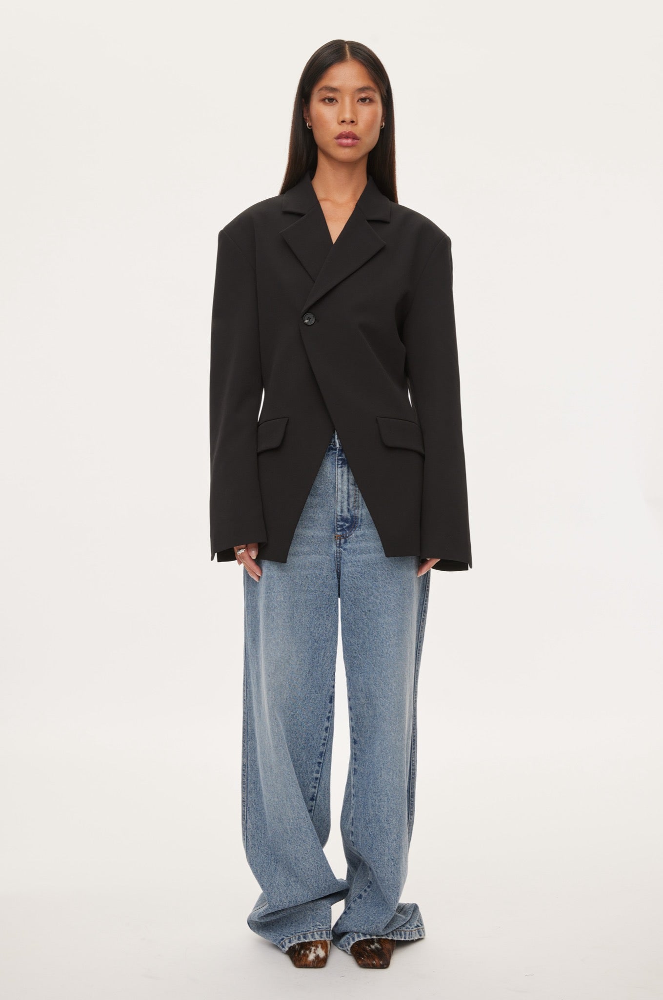 Oval Square OSLuxury Blazer BLAZERS 8001 Black