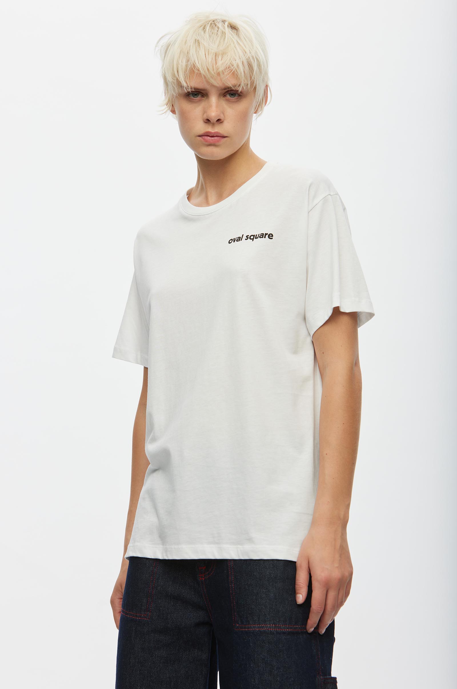 Oval Square OSOval SS Tee TEE 1001 White