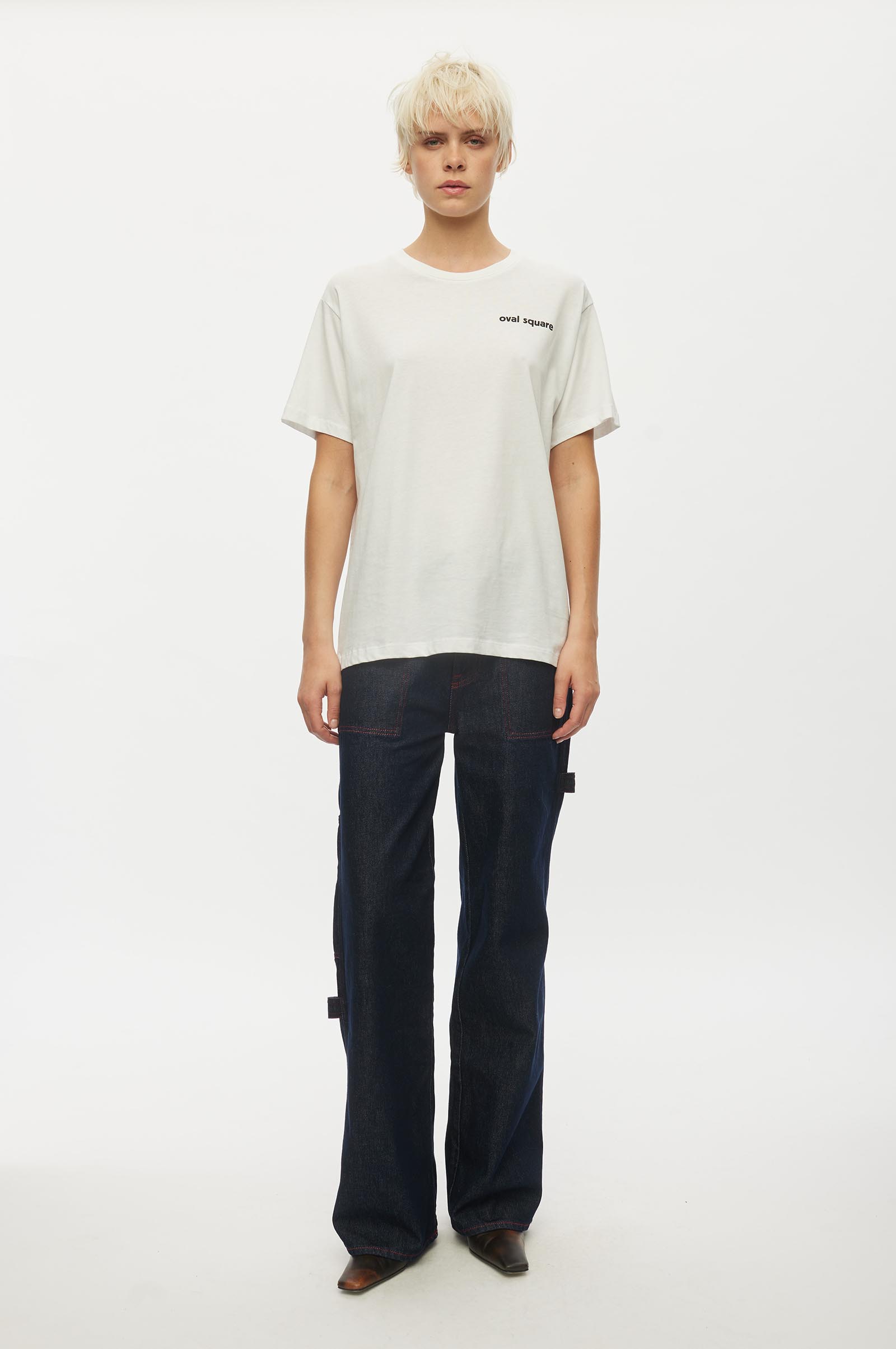 Oval Square OSOval SS Tee TEE 1001 White