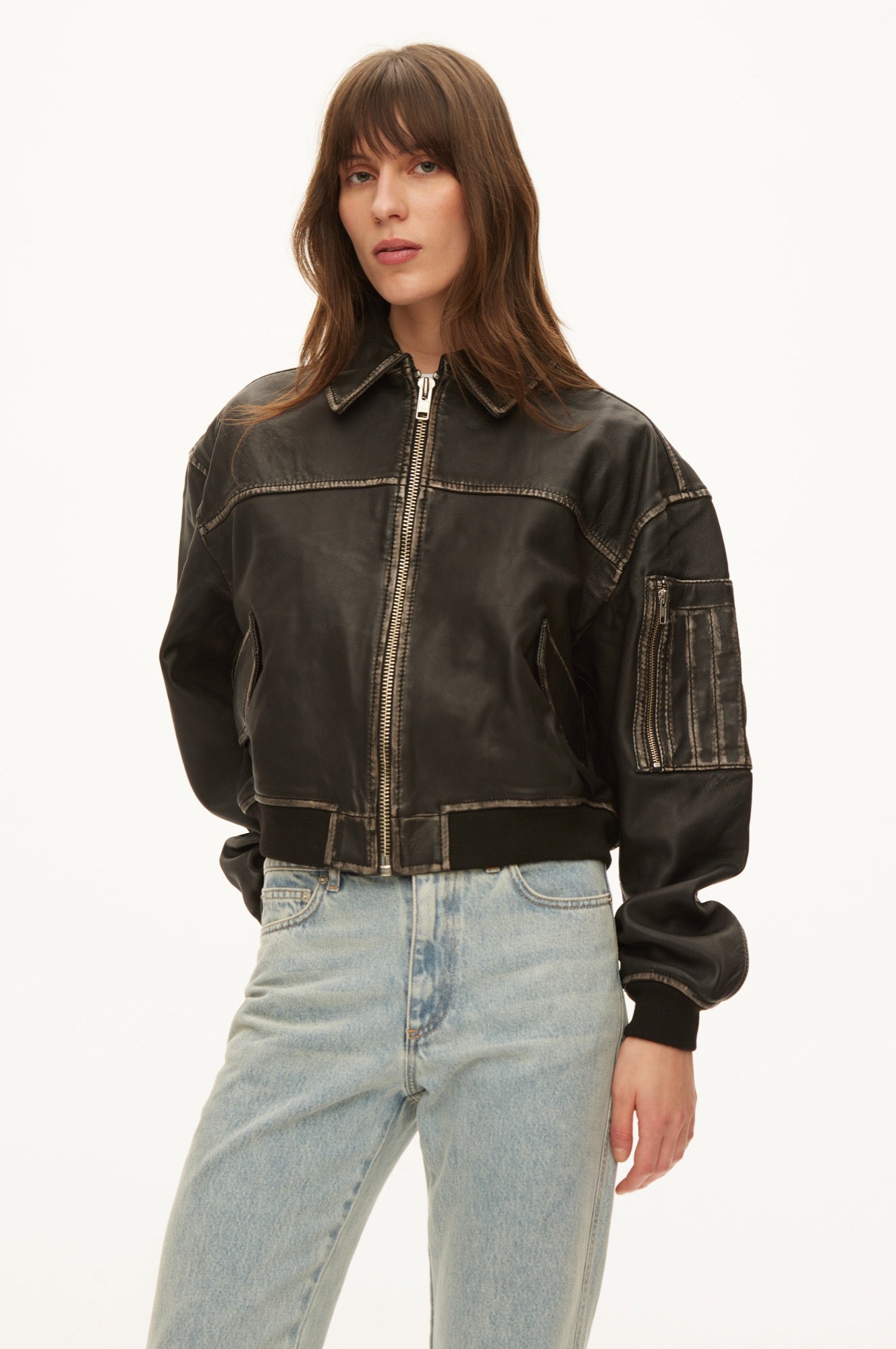 OSRocker Leather Bomber – oval square