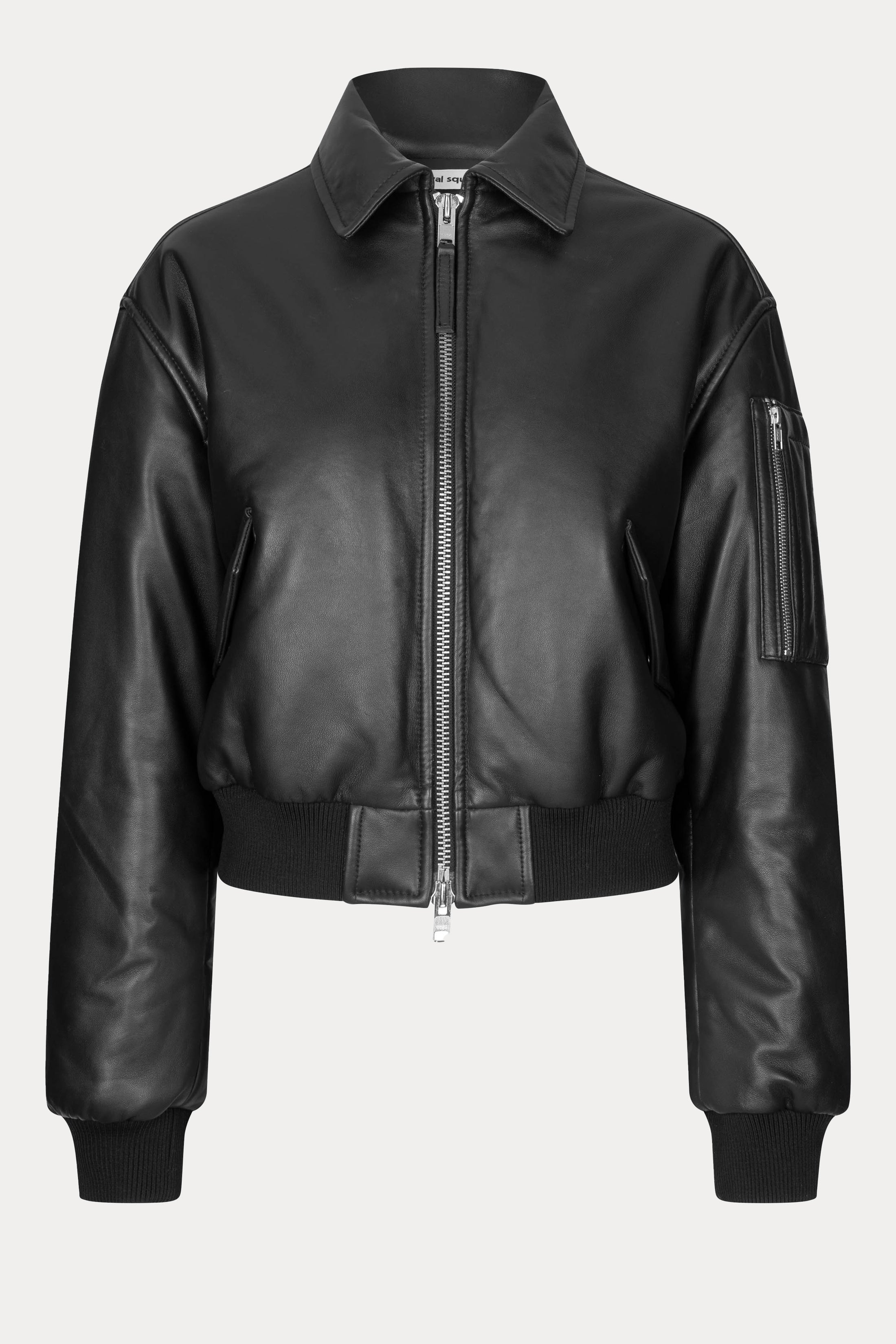 Pad Leather Bomber – oval square