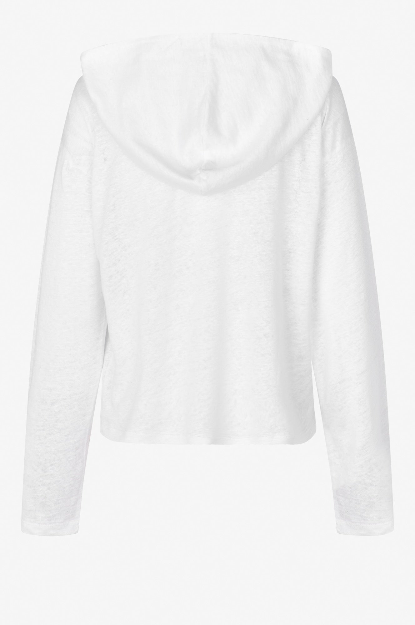 Oval Square Palma Hood Ls Tee TEE 1001 White