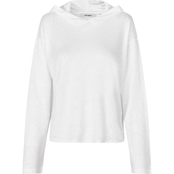 Oval Square Palma Hood Ls Tee TEE 1001 White
