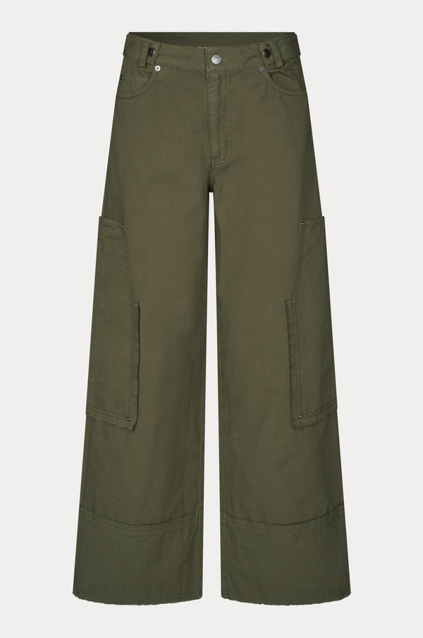 Oval Square Pete Pants TROUSERS 4006 Dark Olive