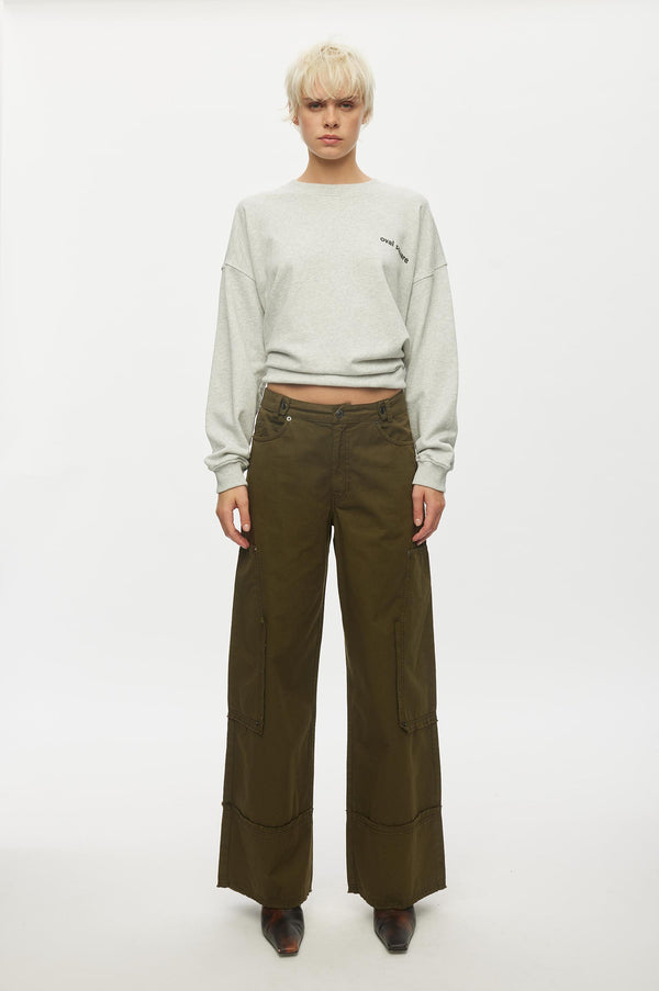 Oval Square Pete Pants TROUSERS 4006 Dark Olive