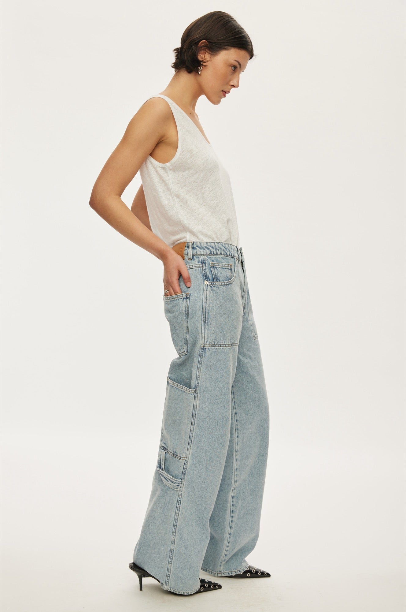 Oval Square Player Jeans 0105 JEANS 5022 0105 Light Blue Wash