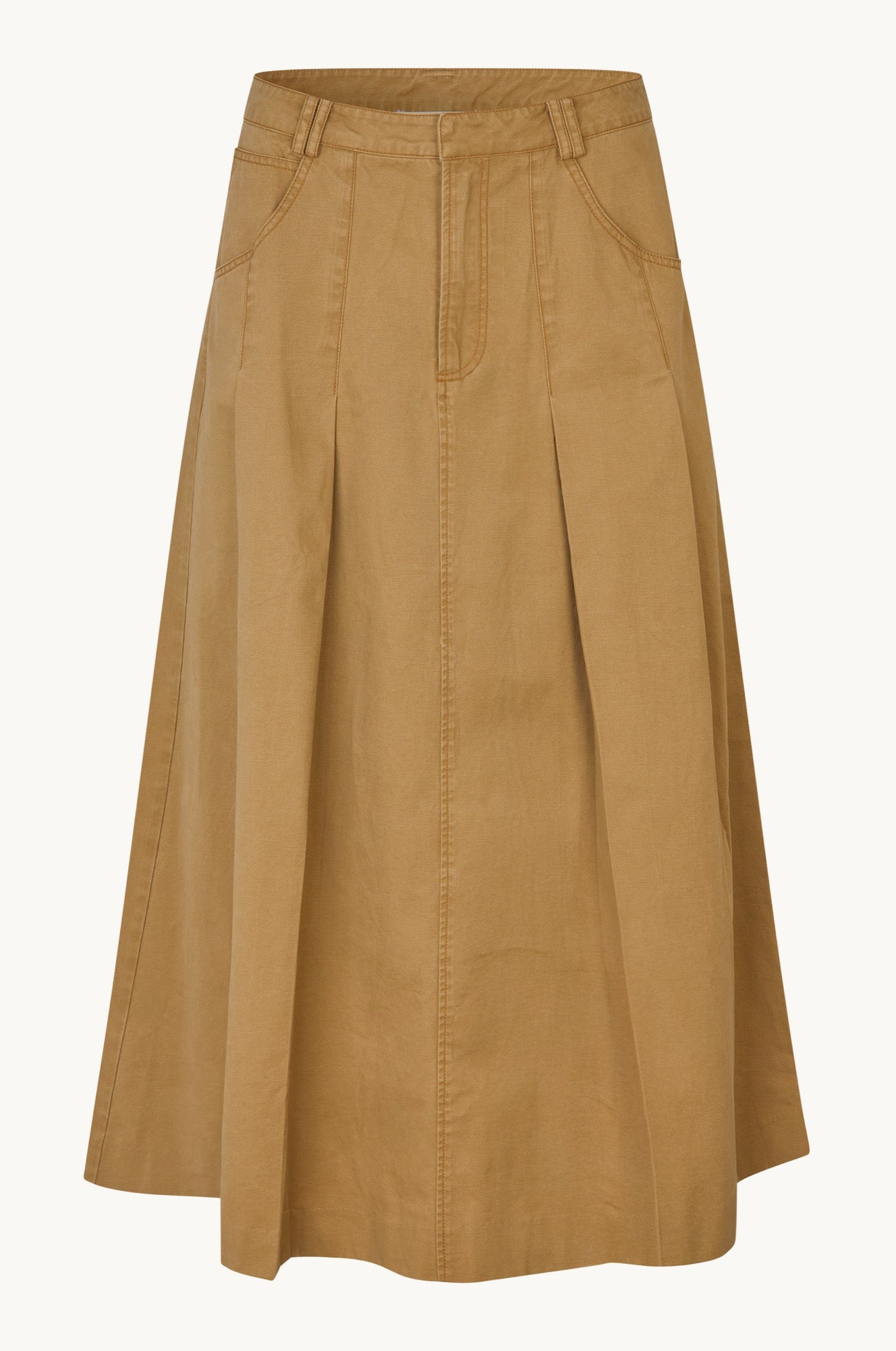 Oval Square Safari skirt SKIRTS Beige