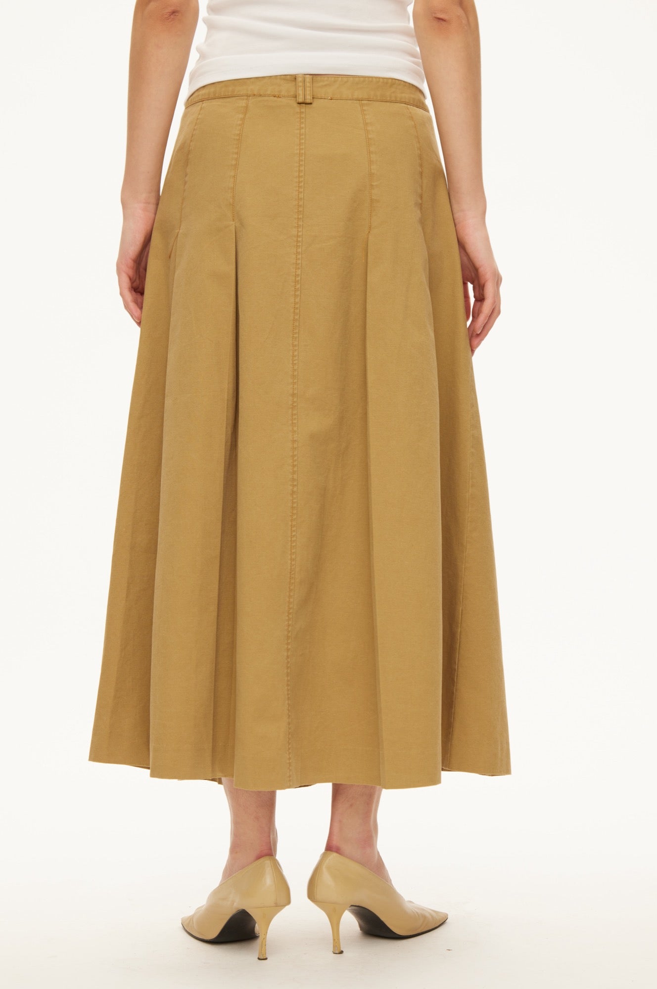 Oval Square Safari skirt SKIRTS Beige