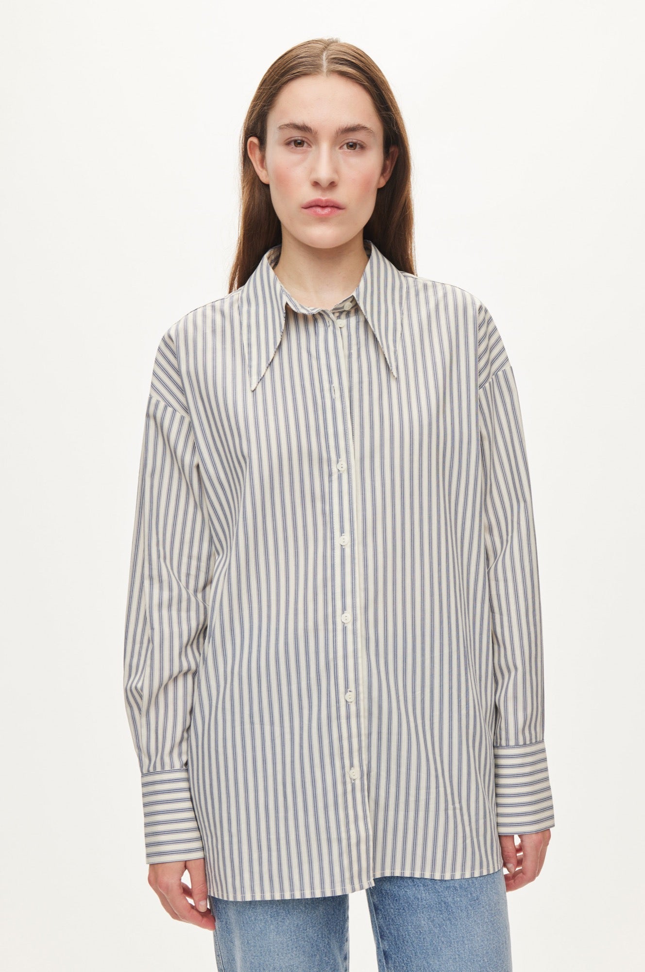 Oval Square Sera shirt SHIRTS Off white stripes