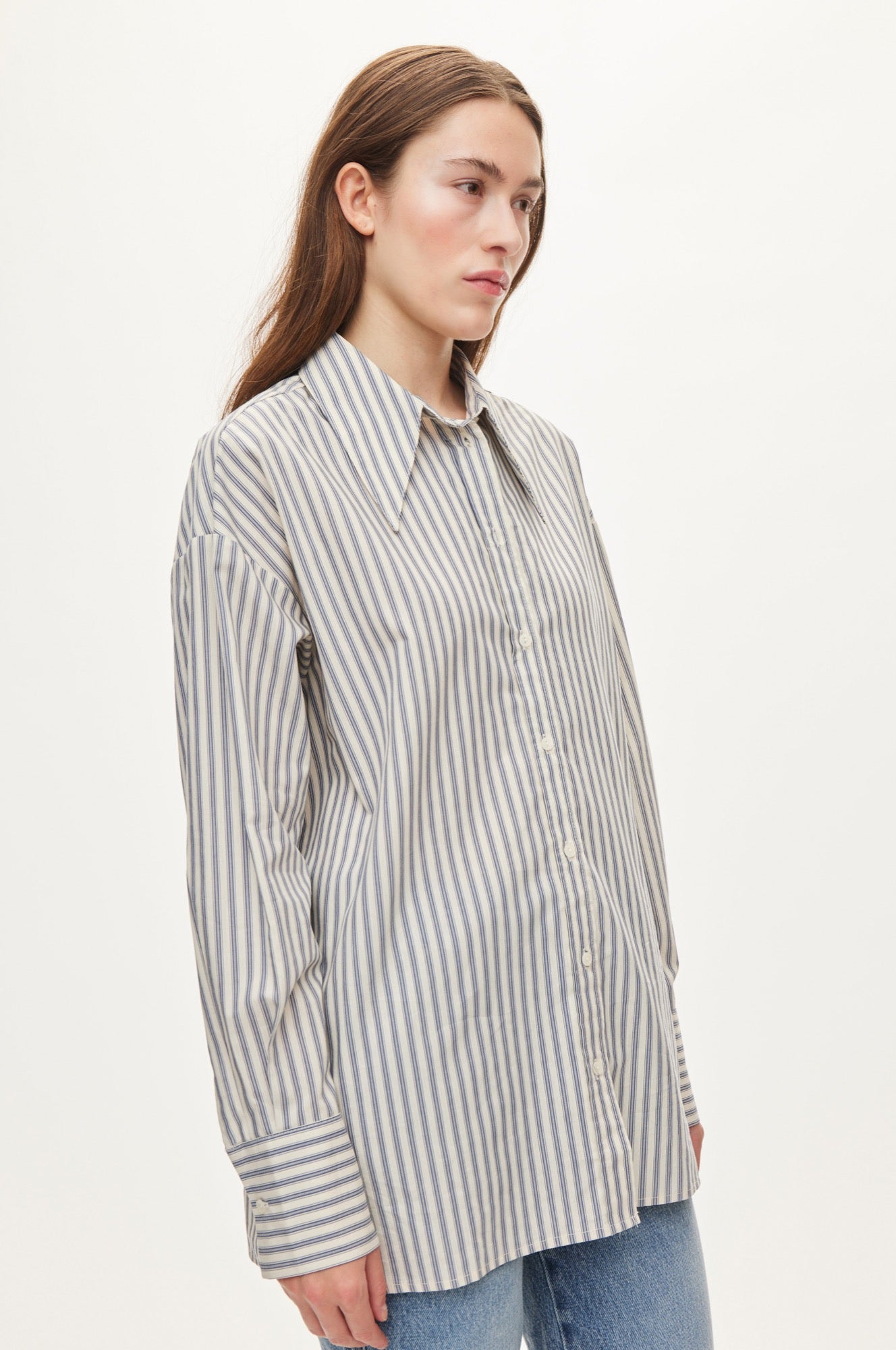 Oval Square Sera shirt SHIRTS Off white stripes