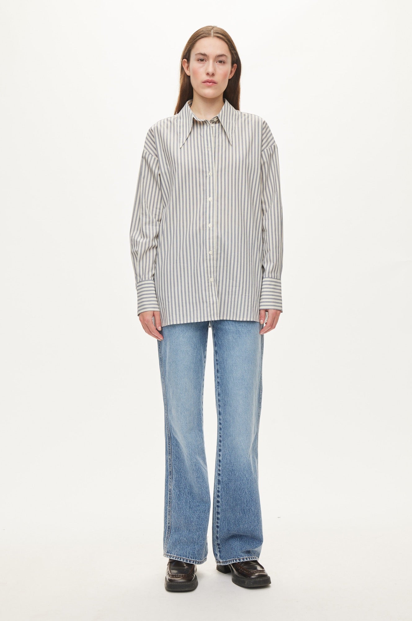Oval Square Sera shirt SHIRTS Off white stripes
