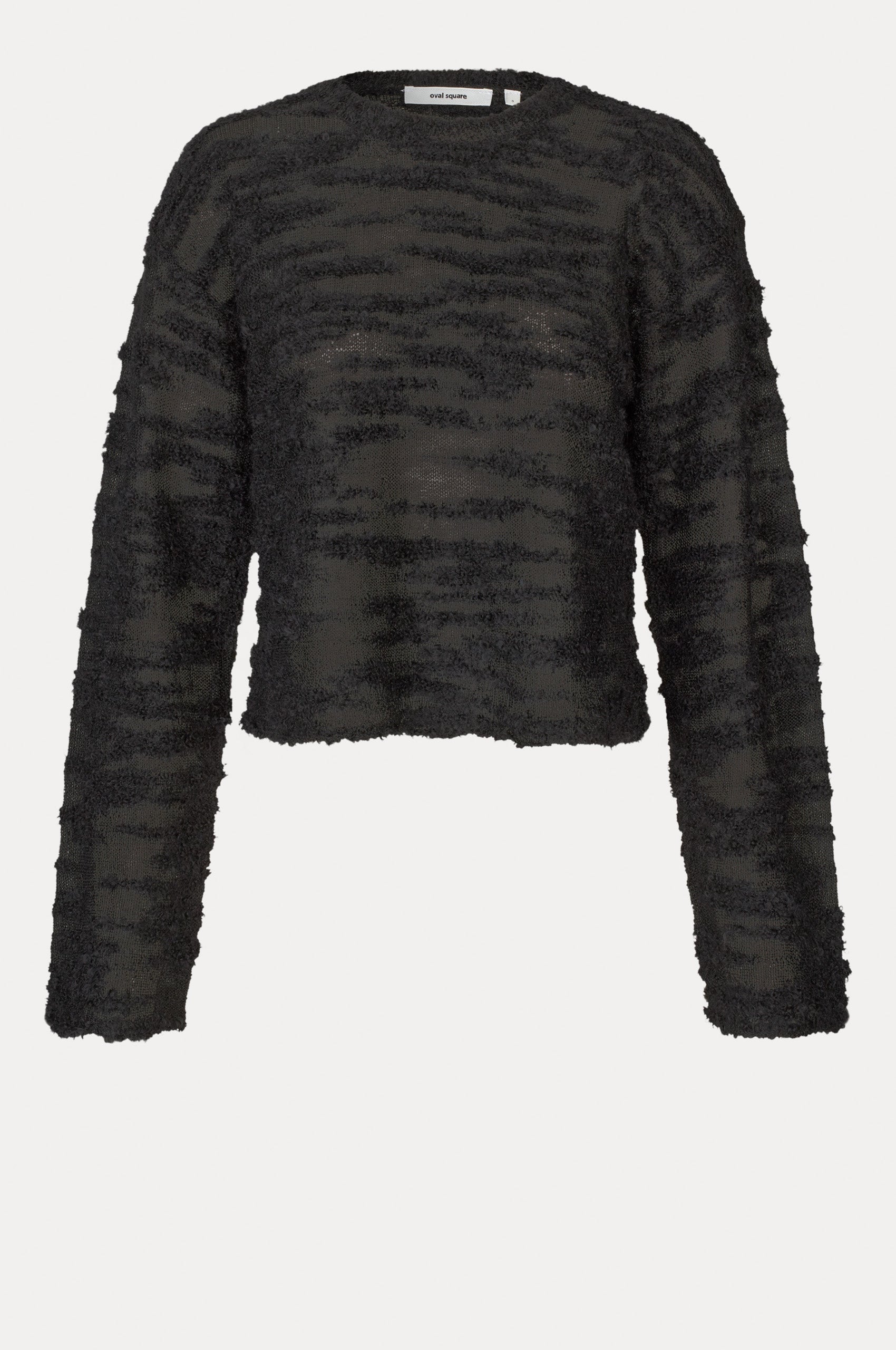 Oval Square Seta Knit Jumper KNITS 8001 Black