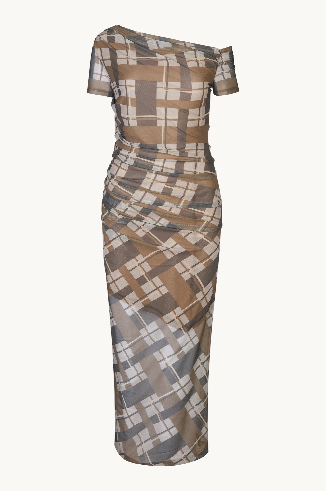 Oval Square Sisi dress DRESSES Checks