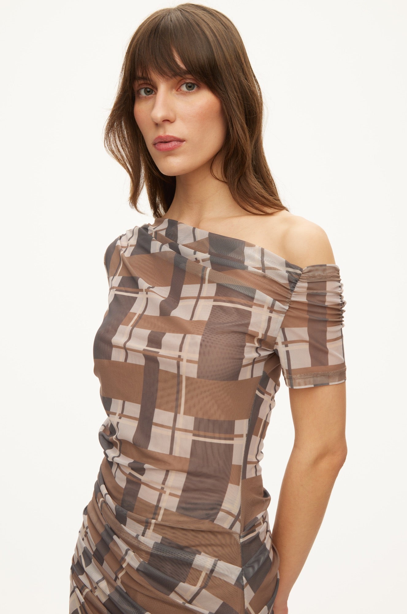 Oval Square Sisi dress DRESSES Checks