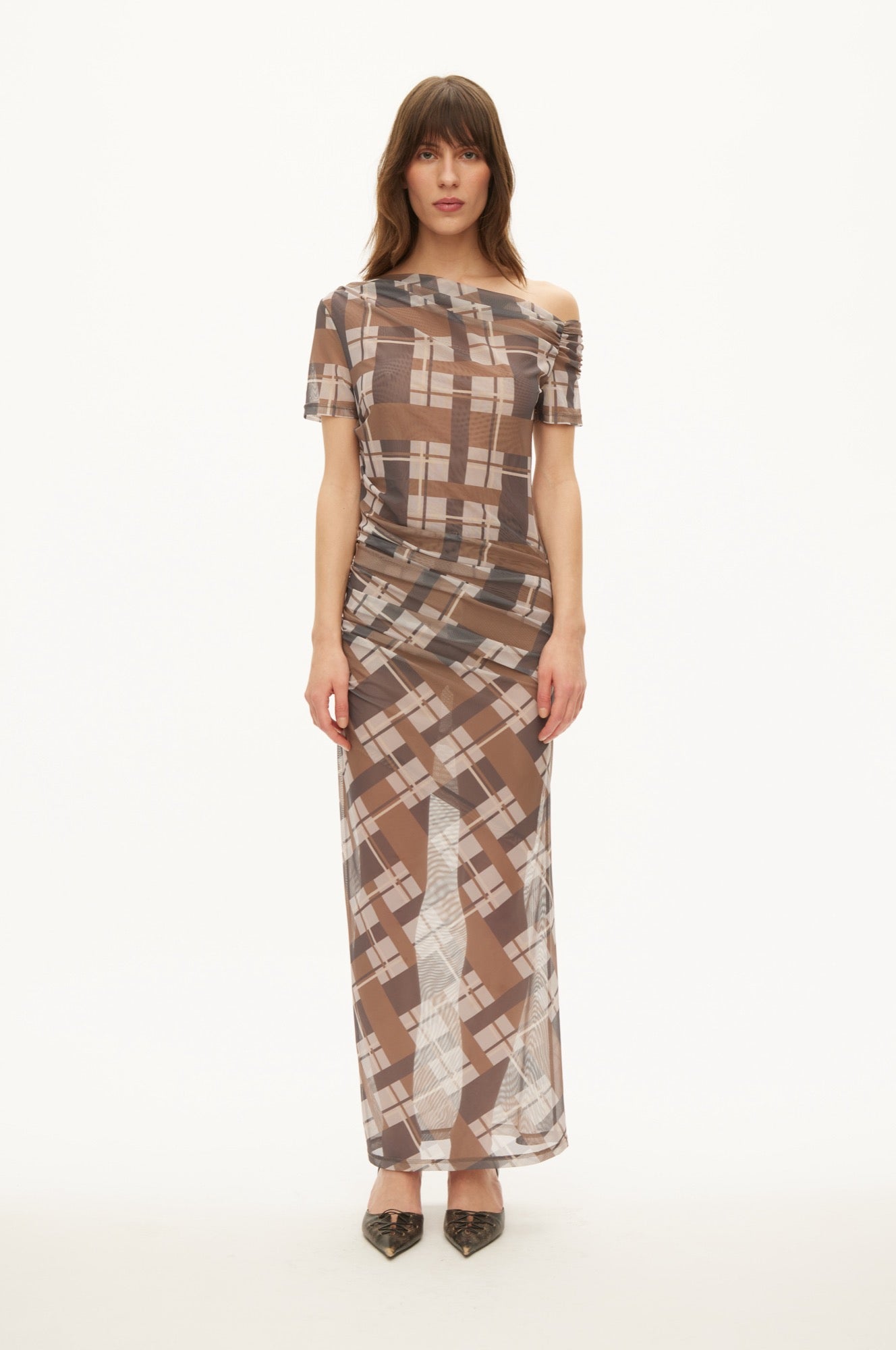 Oval Square Sisi dress DRESSES Checks