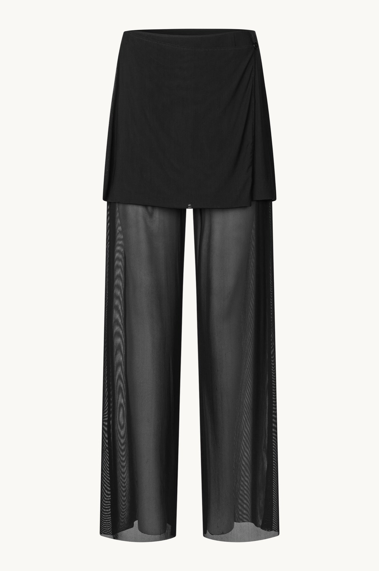 Oval Square Sisi skirt trousers TROUSERS Black
