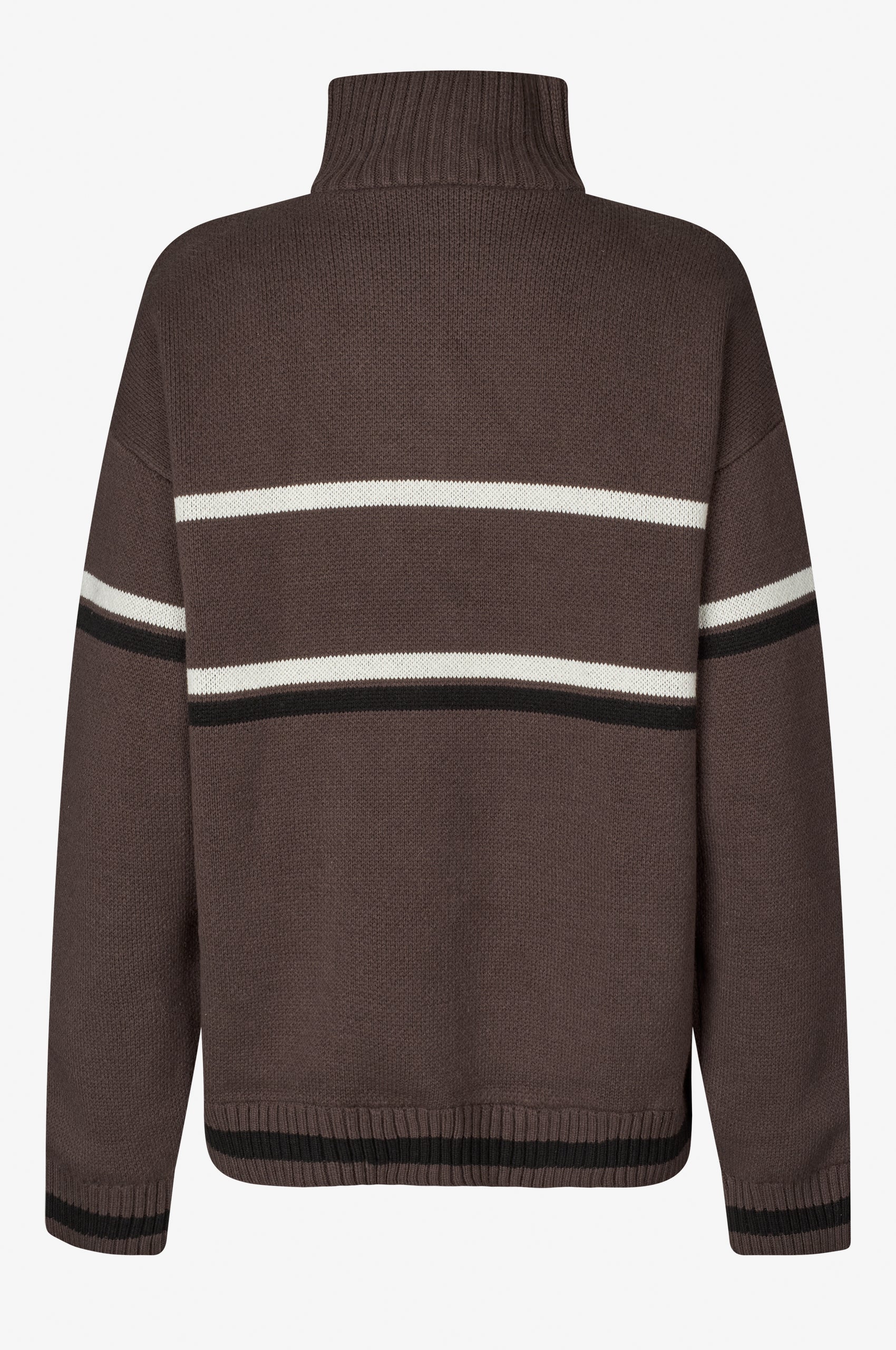 Snowy Knit Anorak – oval square