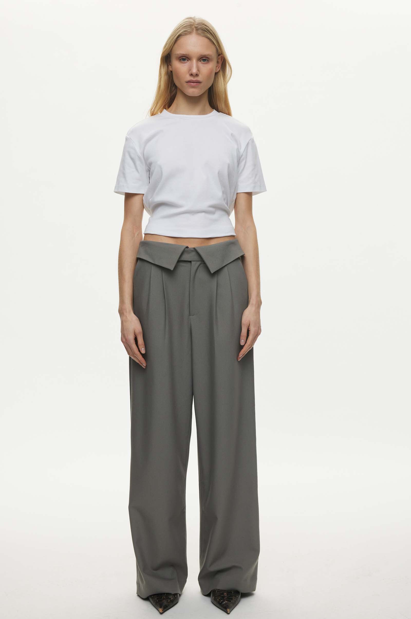 Oval Square Soffy Trousers TROUSERS 7015 Ultimate Grey