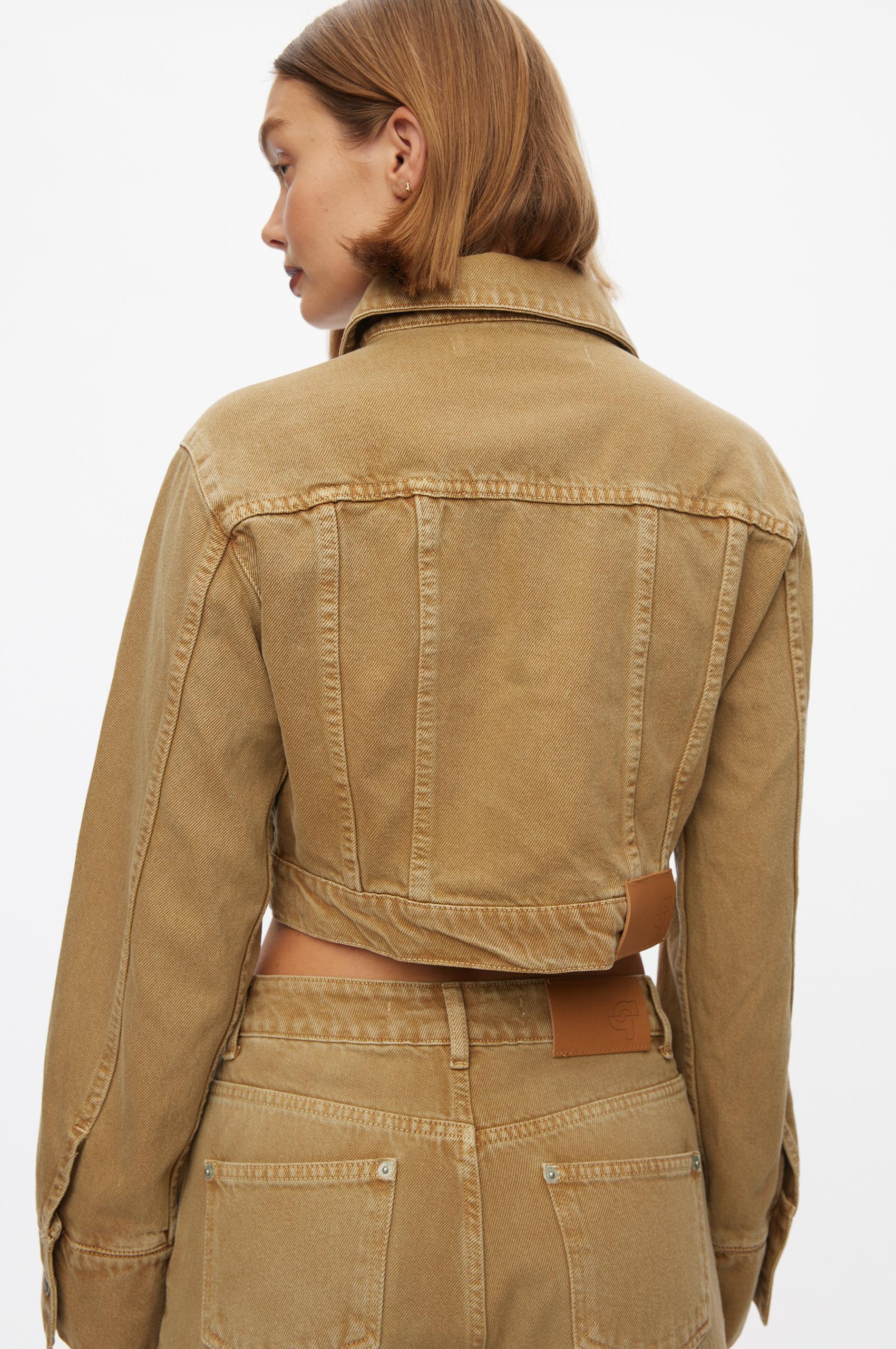 Oval Square Soul Denim Jacket JACKETS 6018 Tannin