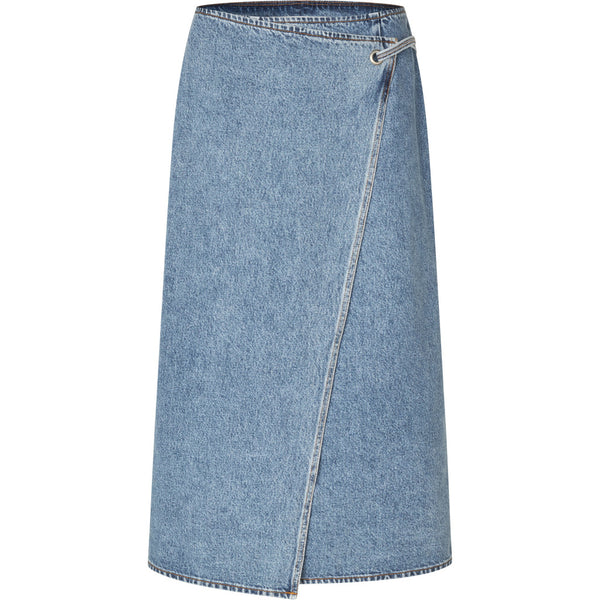 Oval Square Soul Denim Skirt 0107 SKIRTS 5018 0107 Ice Blue Wash