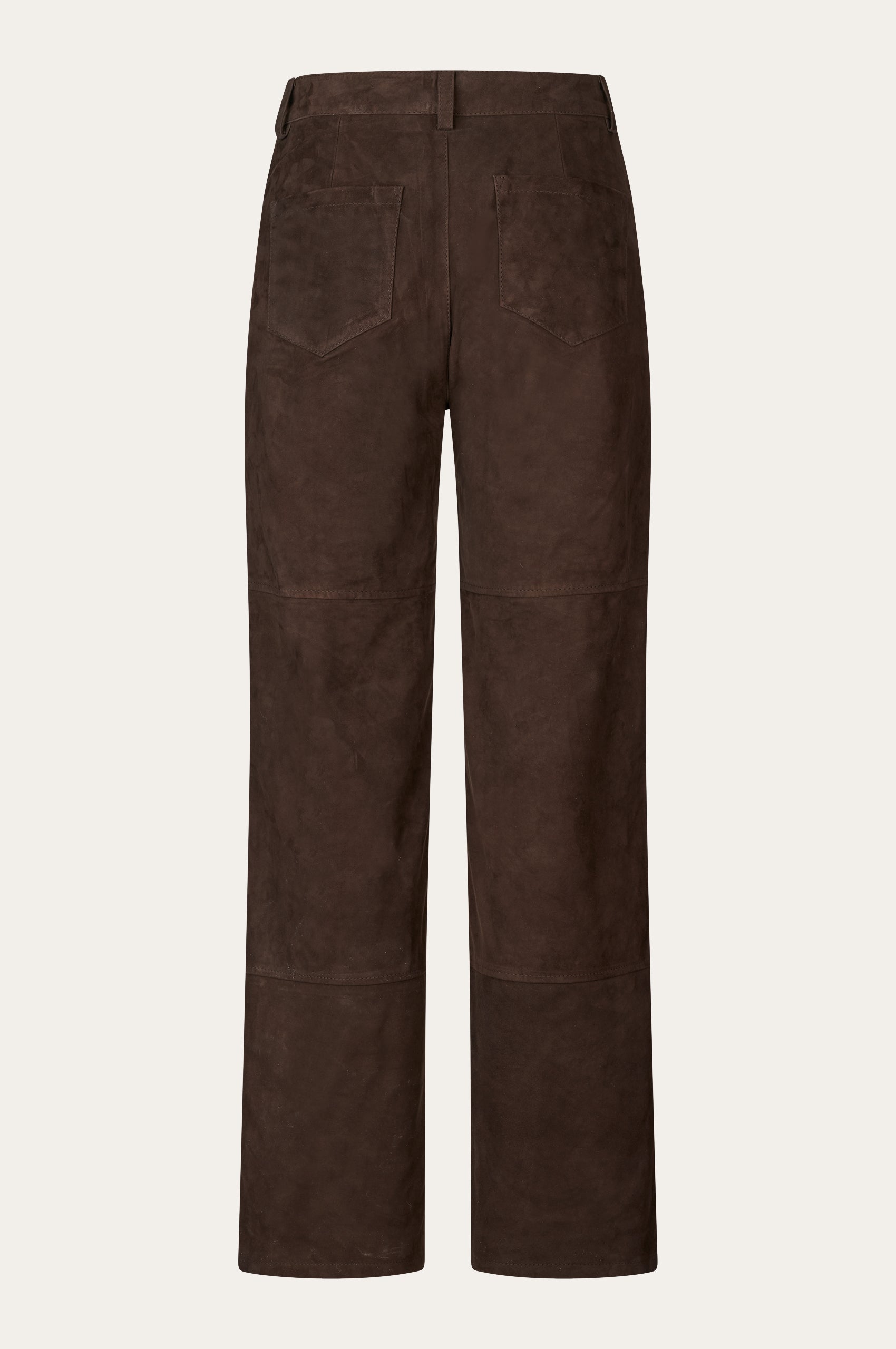 Oval Square Spirit Suede Trousers TROUSERS 6015 Chocolate Torte