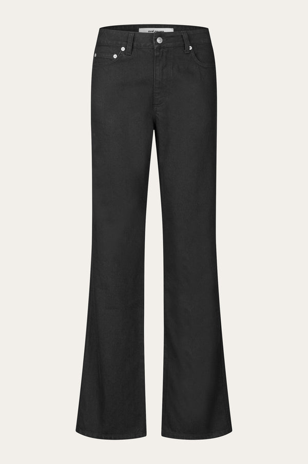 Oval Square Straight Jeans JEANS 8001 Black