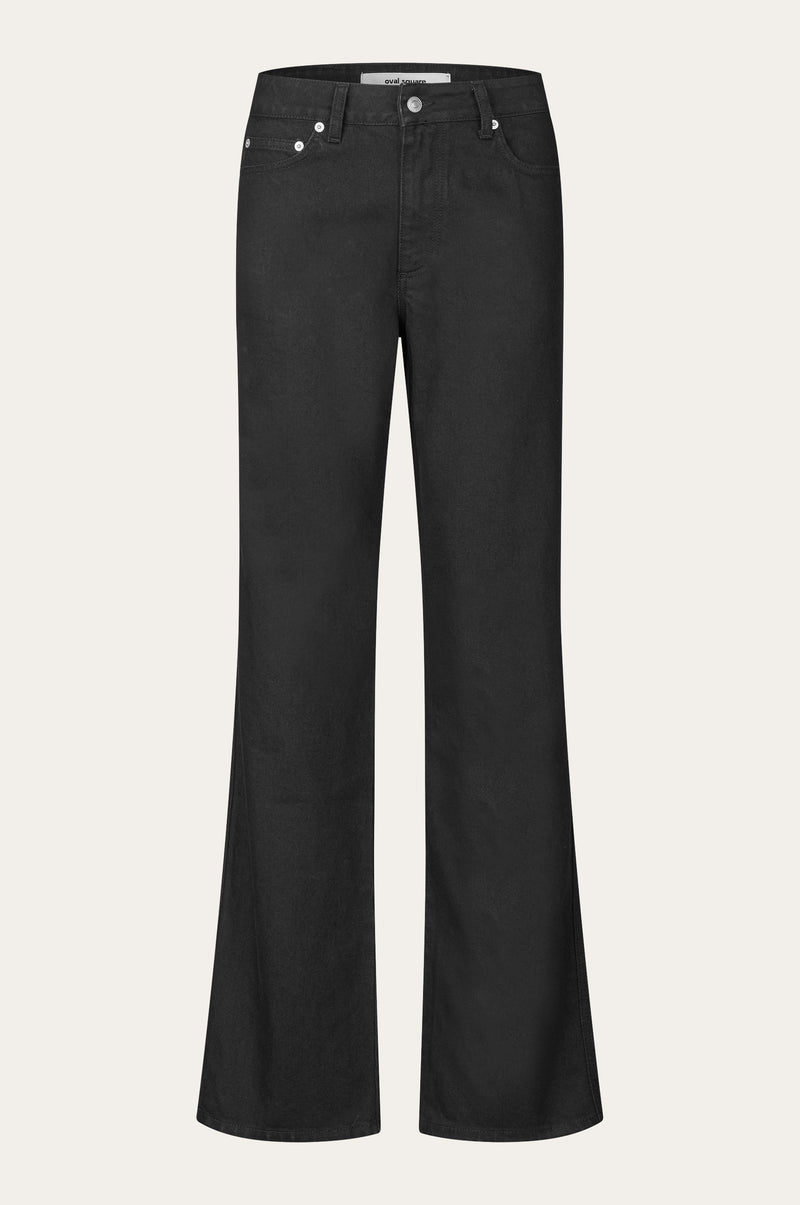 Oval Square Straight Jeans JEANS 8001 Black