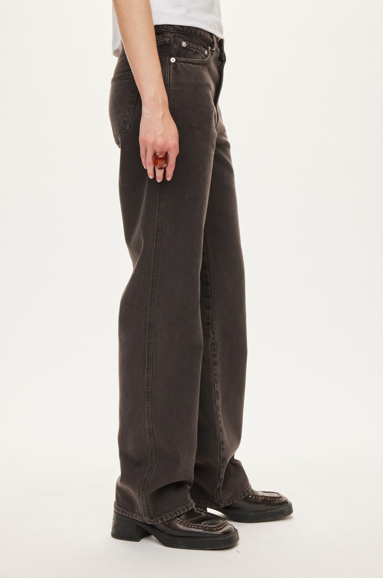 Oval Square Straight jeans JEANS Chocolate Torte