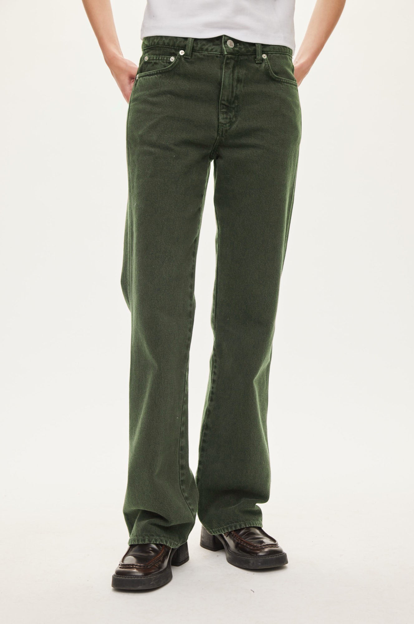Oval Square Straight jeans JEANS Dark Army
