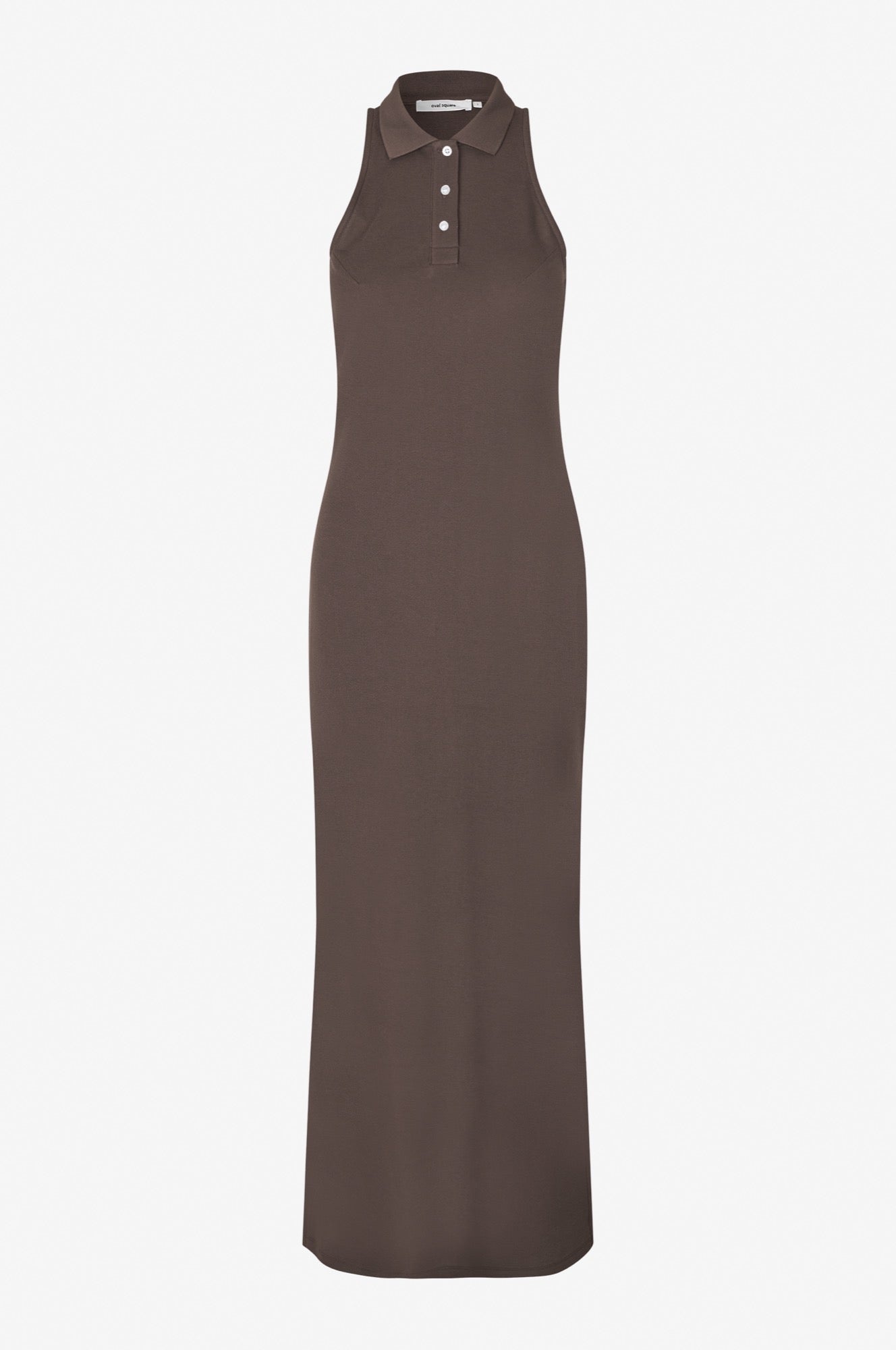 Oval Square Sunny Polo Dress DRESSES 6001 Dark Oak