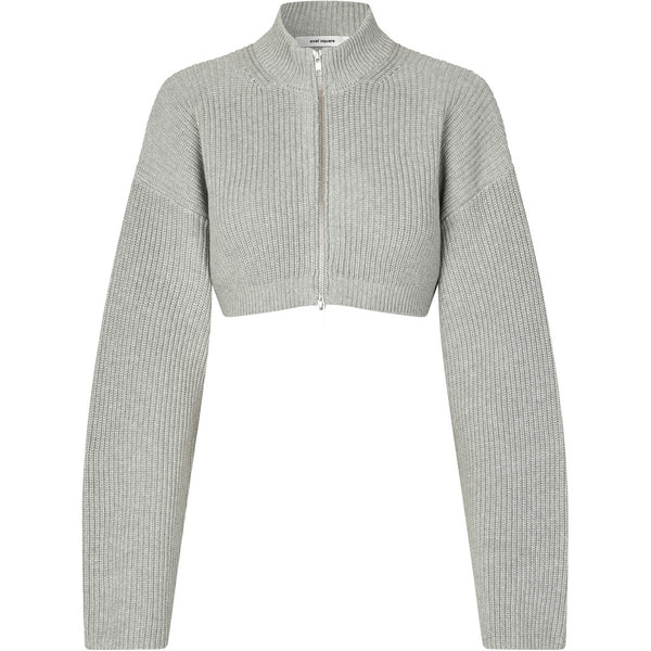 Oval Square Talk Zip Bolero KNITS 7002 Grey Mel