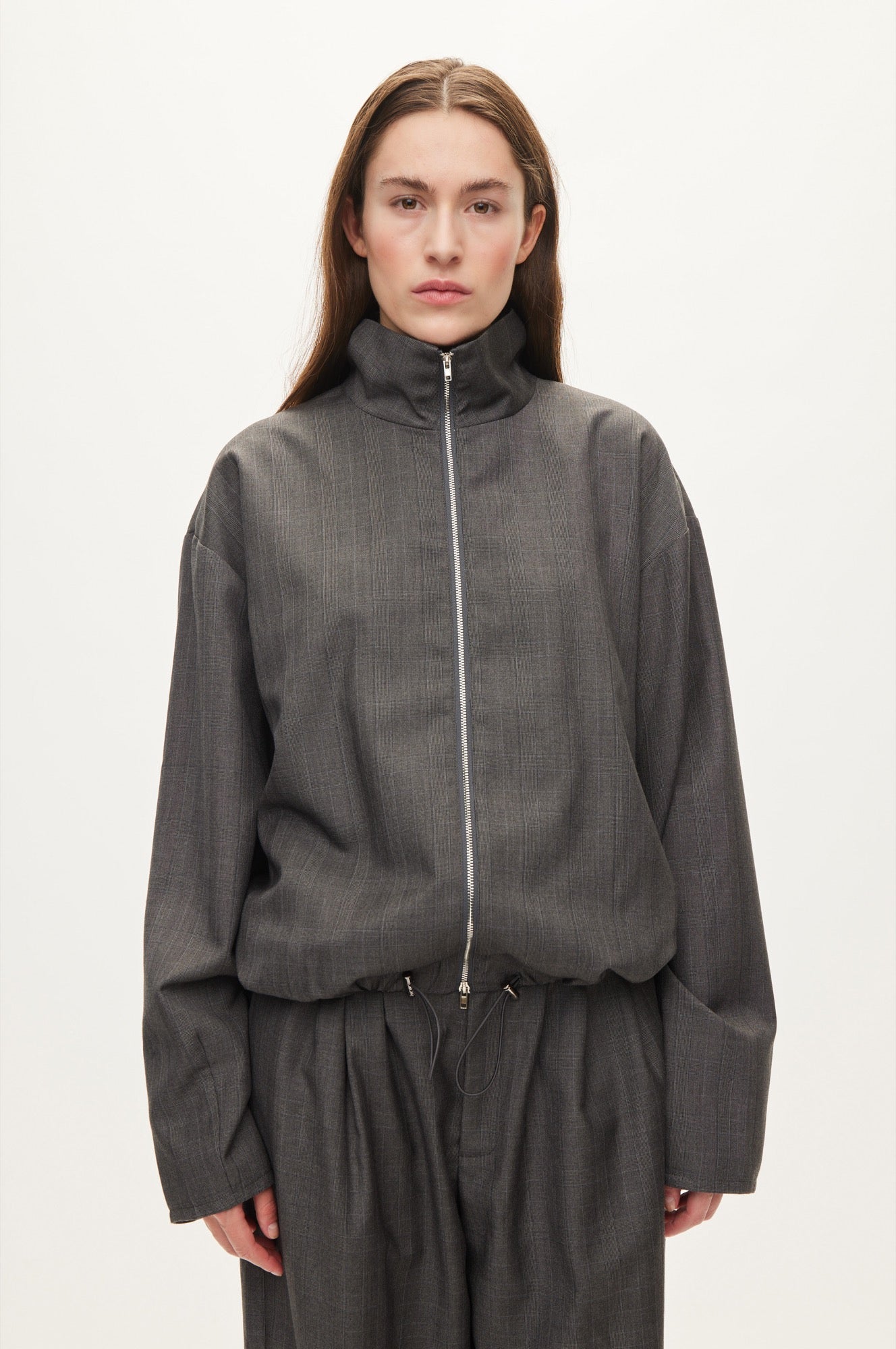 Oval Square Tammy jacket JACKETS Grey checks