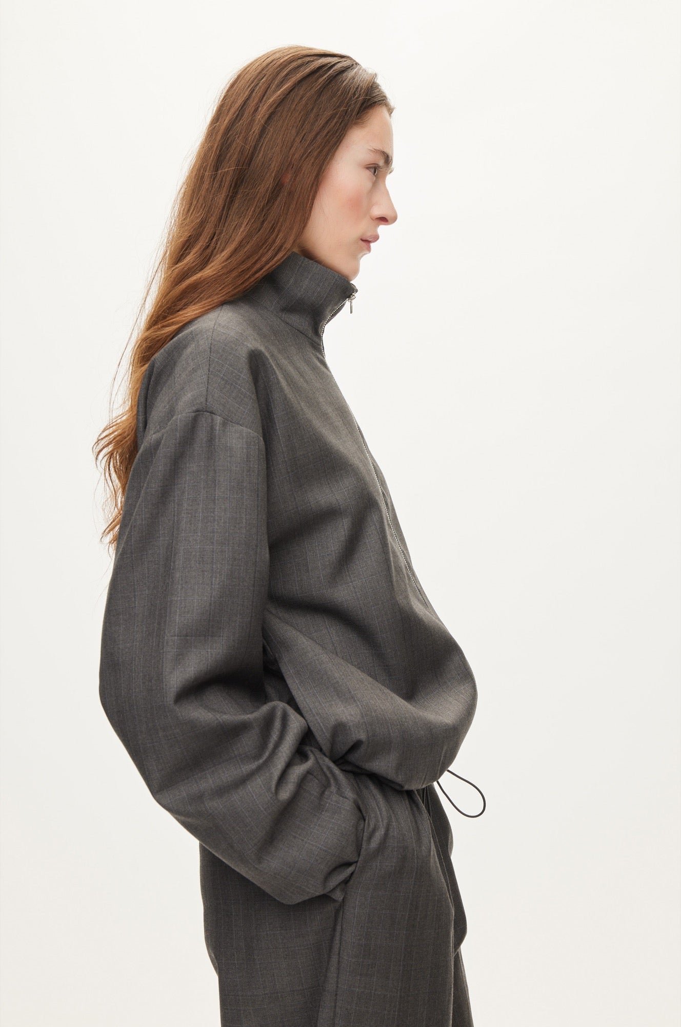 Oval Square Tammy jacket JACKETS Grey checks
