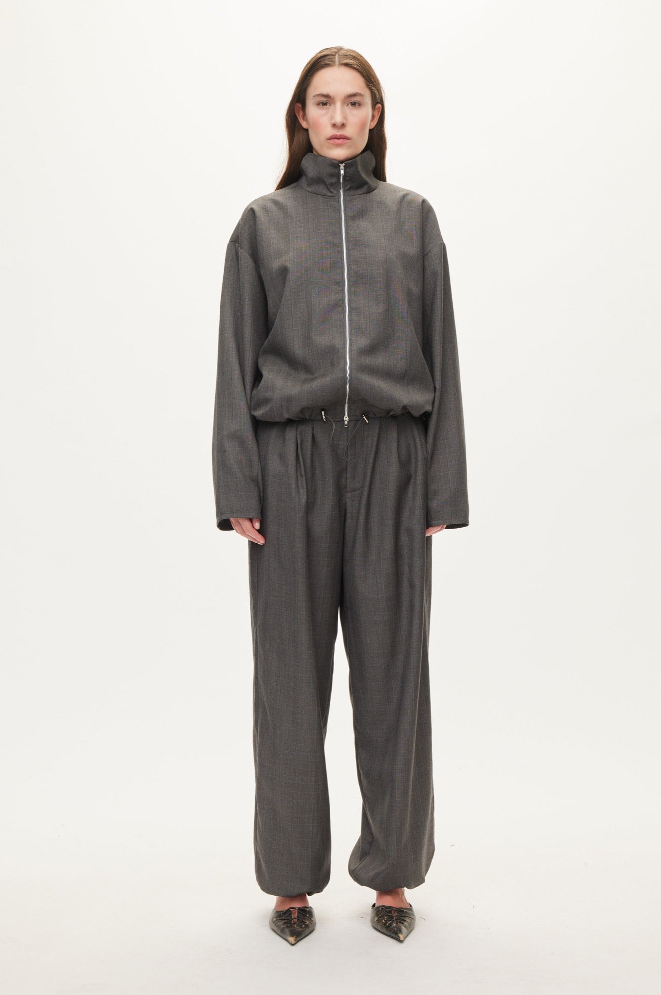 Oval Square Tammy jacket JACKETS Grey checks
